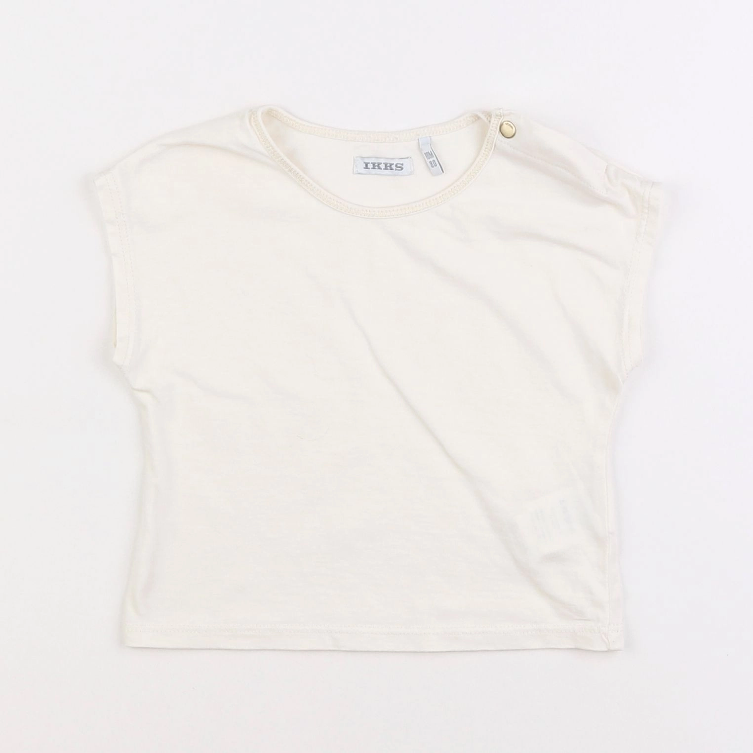 IKKS - tee-shirt beige - 18 mois