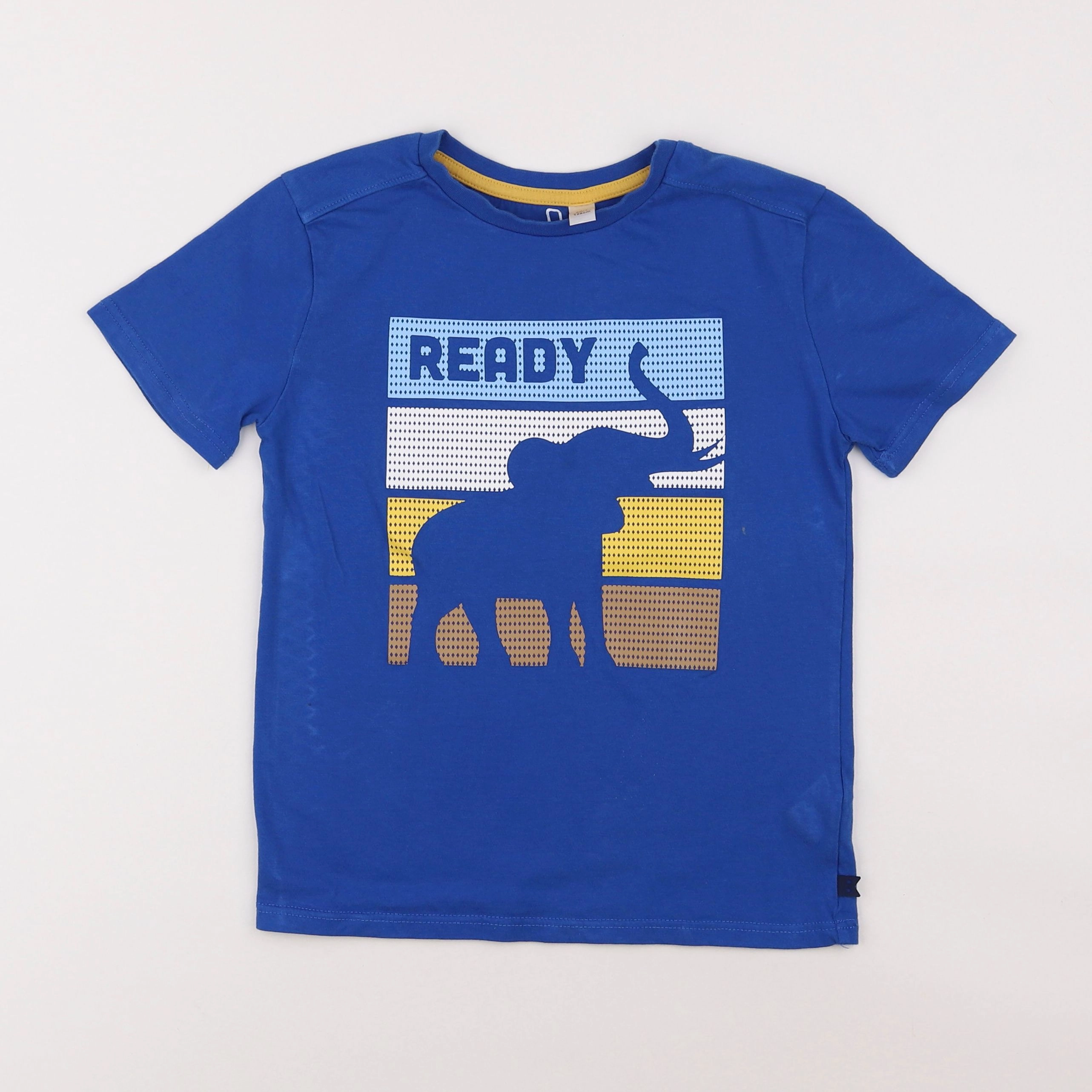 Okaidi - tee-shirt bleu - 8 ans