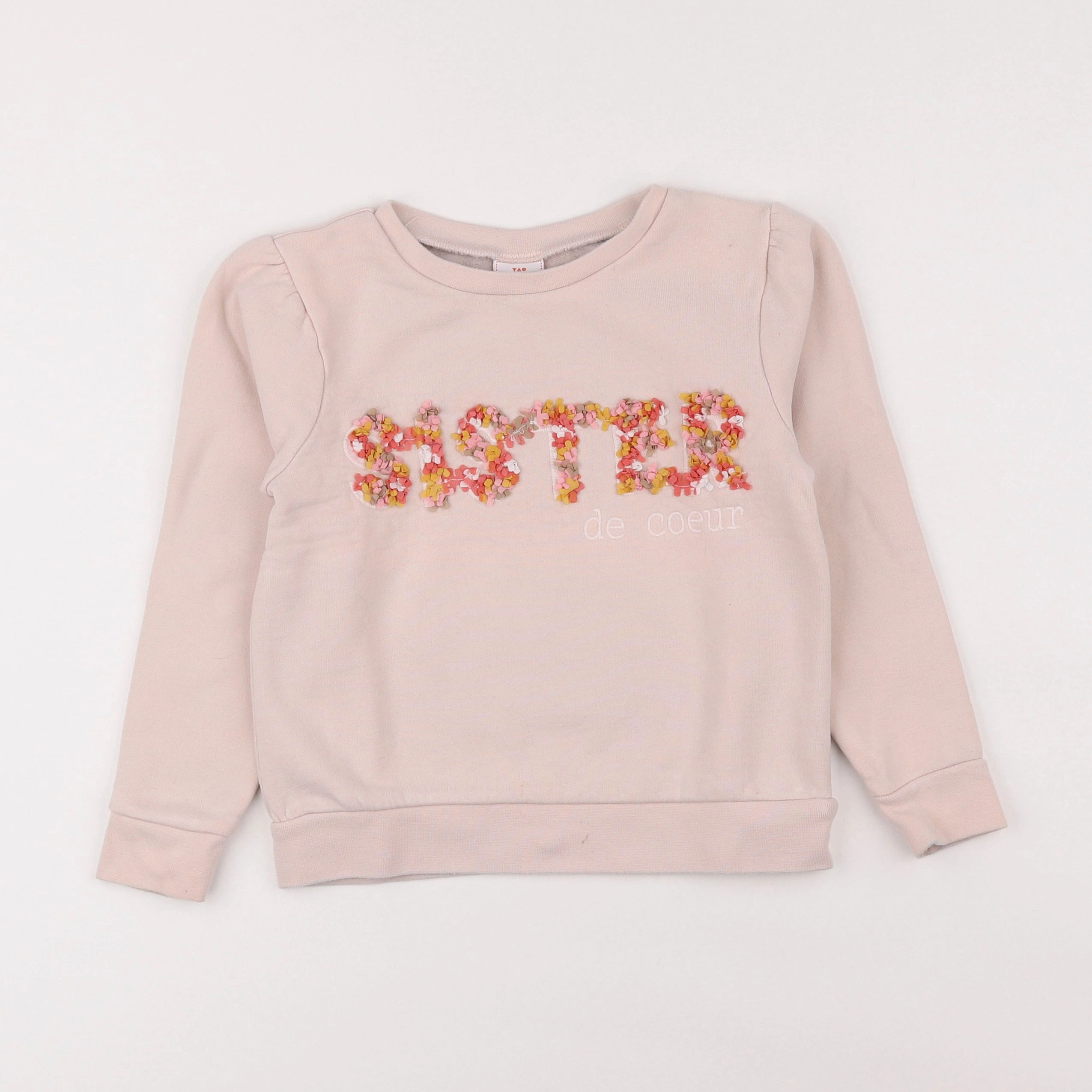 Tape à l'oeil - sweat rose - 6 ans