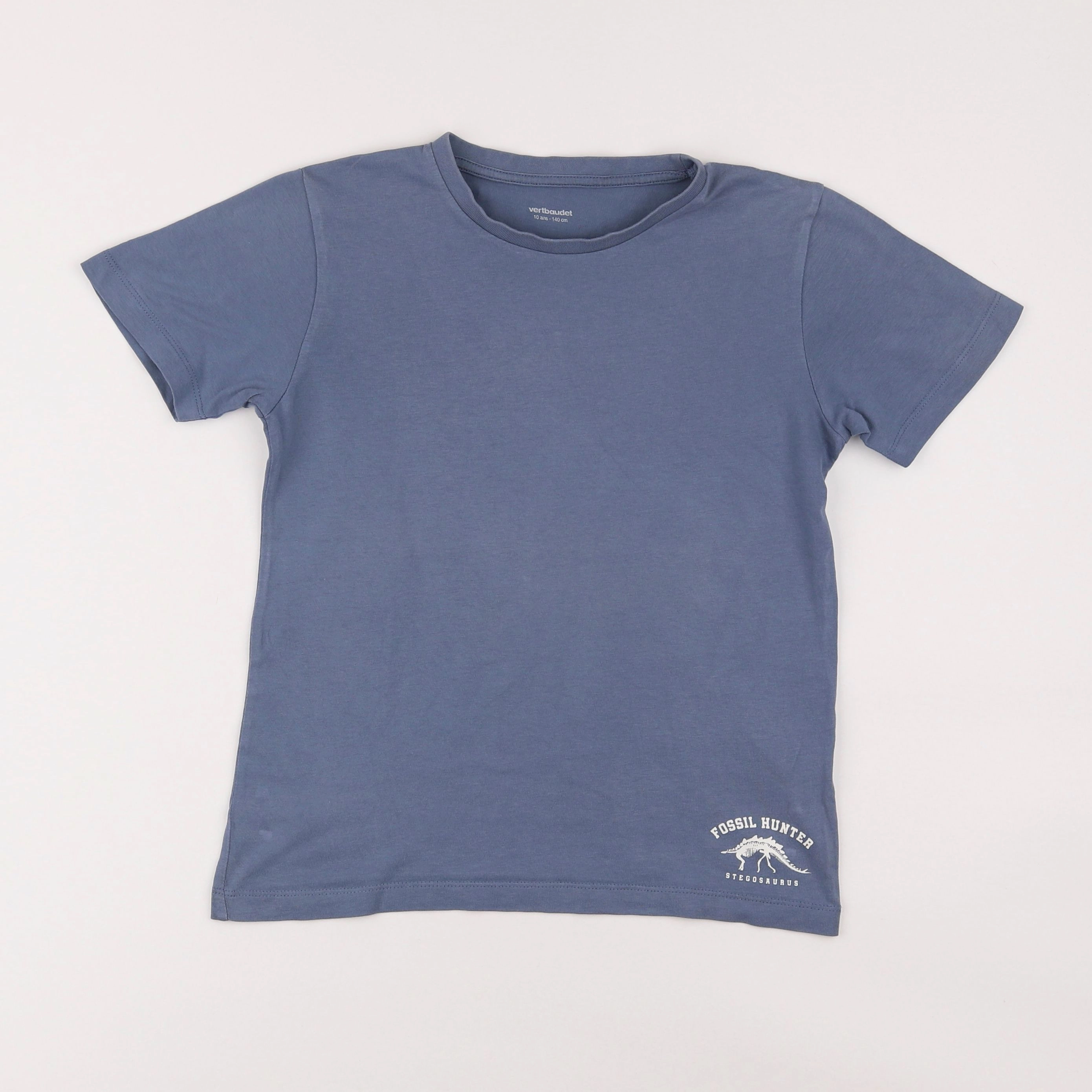 Vertbaudet - tee-shirt bleu - 10 ans