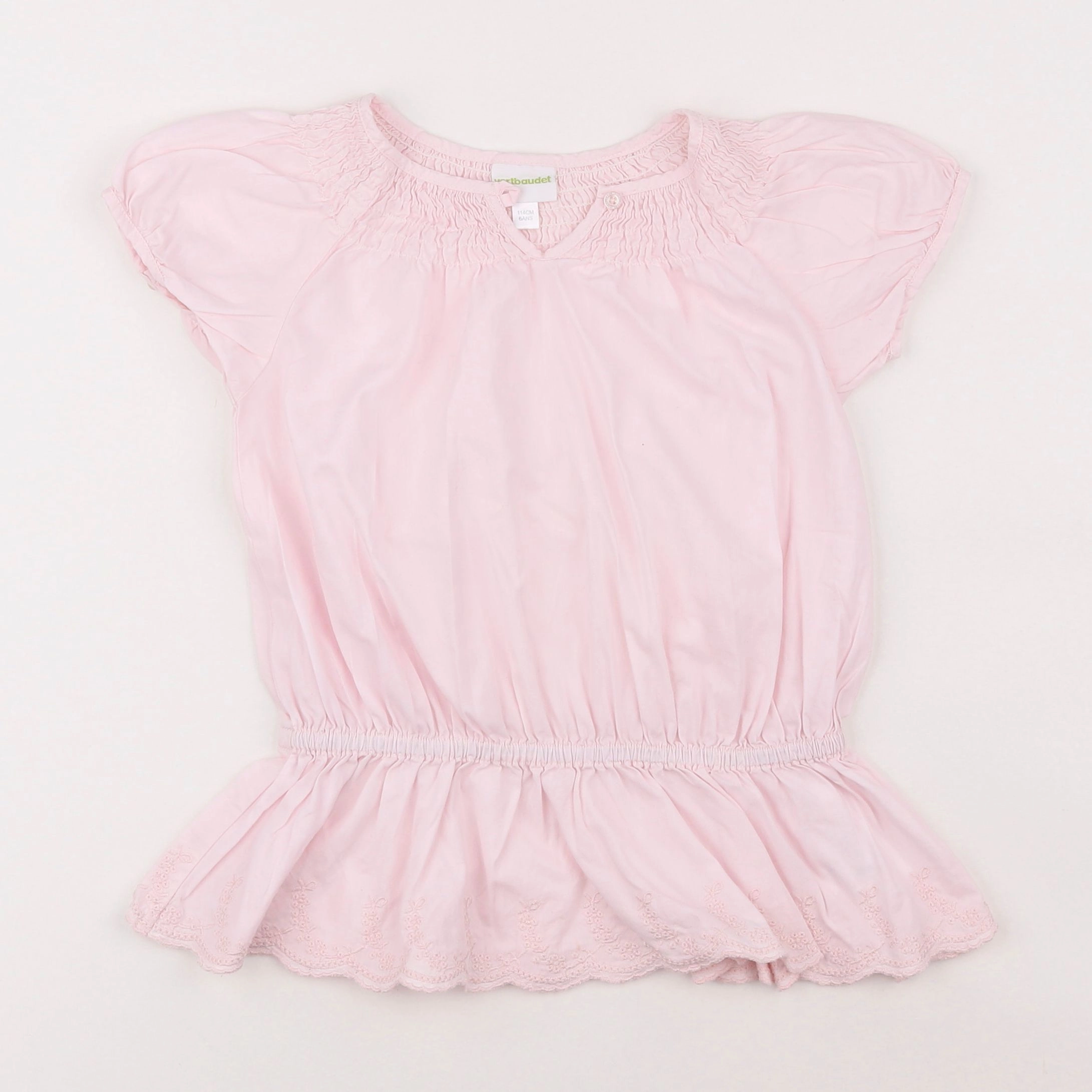 Vertbaudet - blouse rose - 6 ans