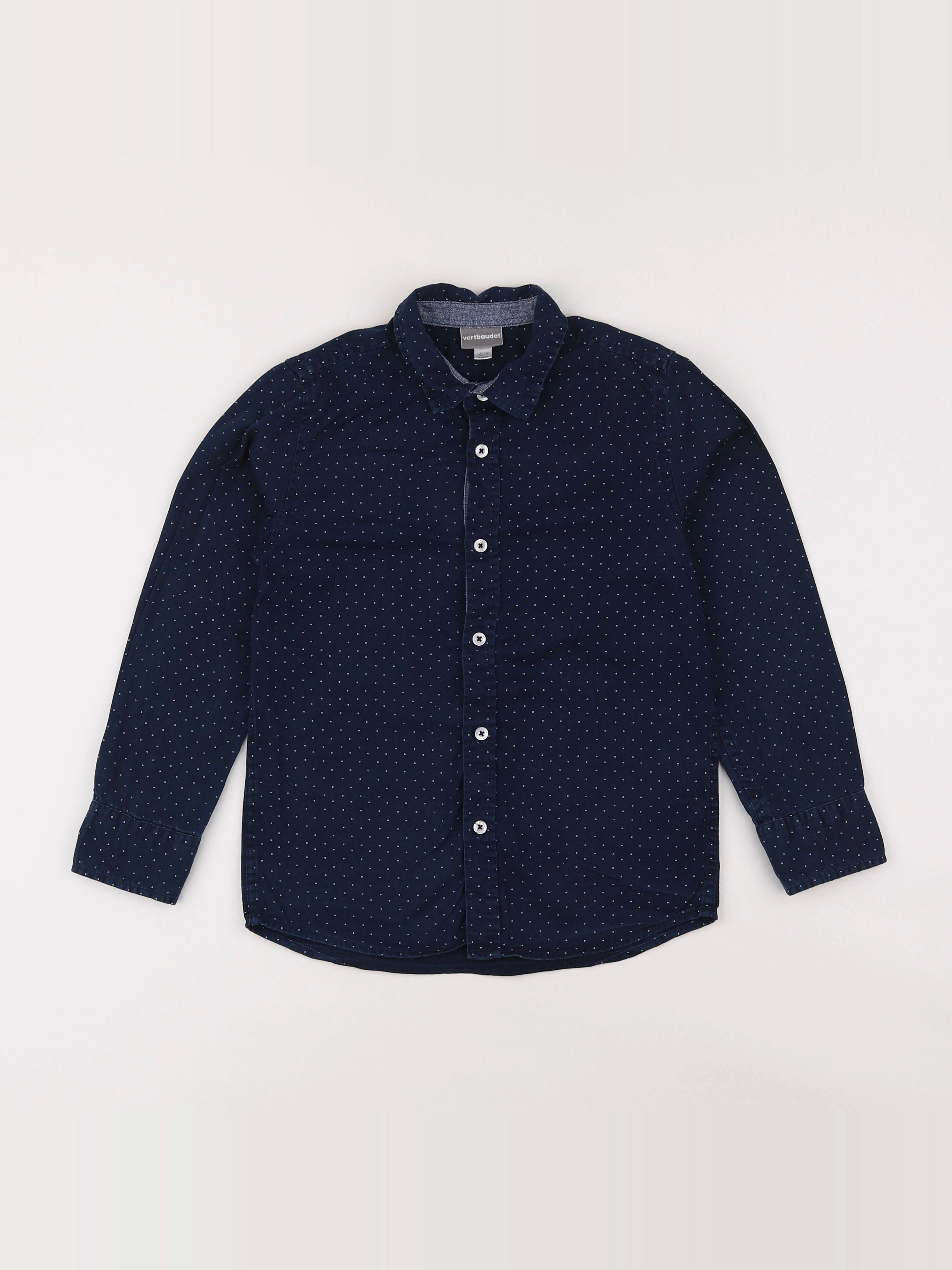 Vertbaudet - chemise bleu - 8 ans
