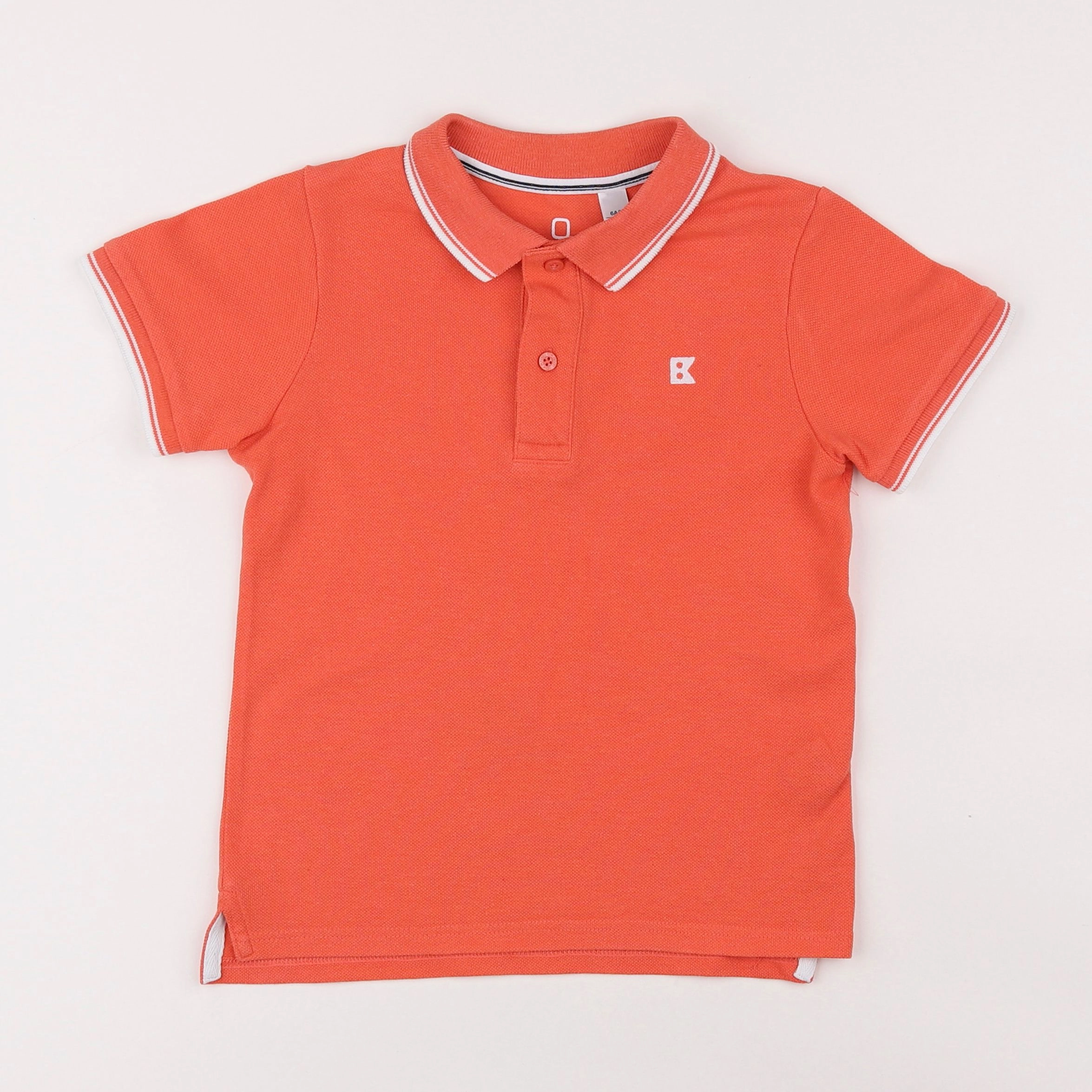 Okaidi - polo orange - 6 ans