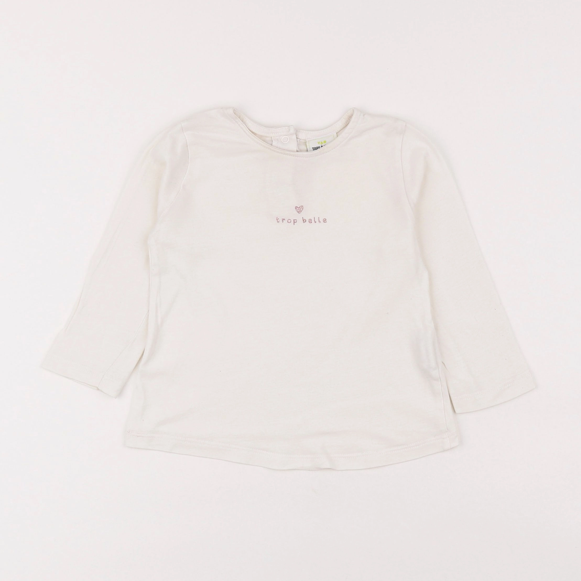 Tape à l'oeil - tee-shirt blanc - 18 mois