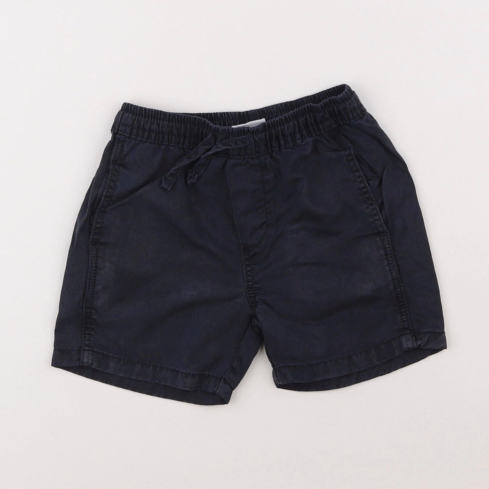 Zara - short bleu - 12/18 mois