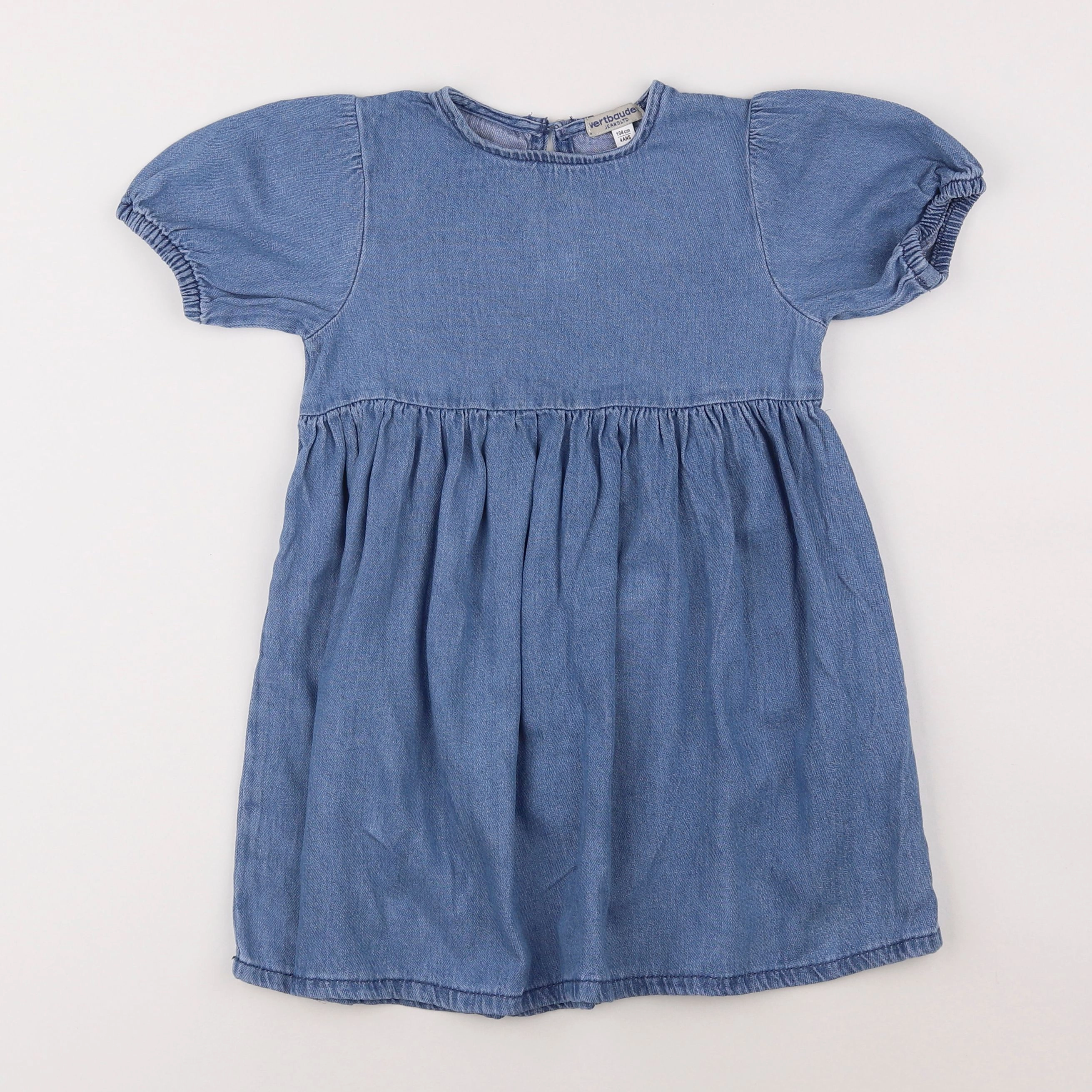 Vertbaudet - robe bleu - 4 ans