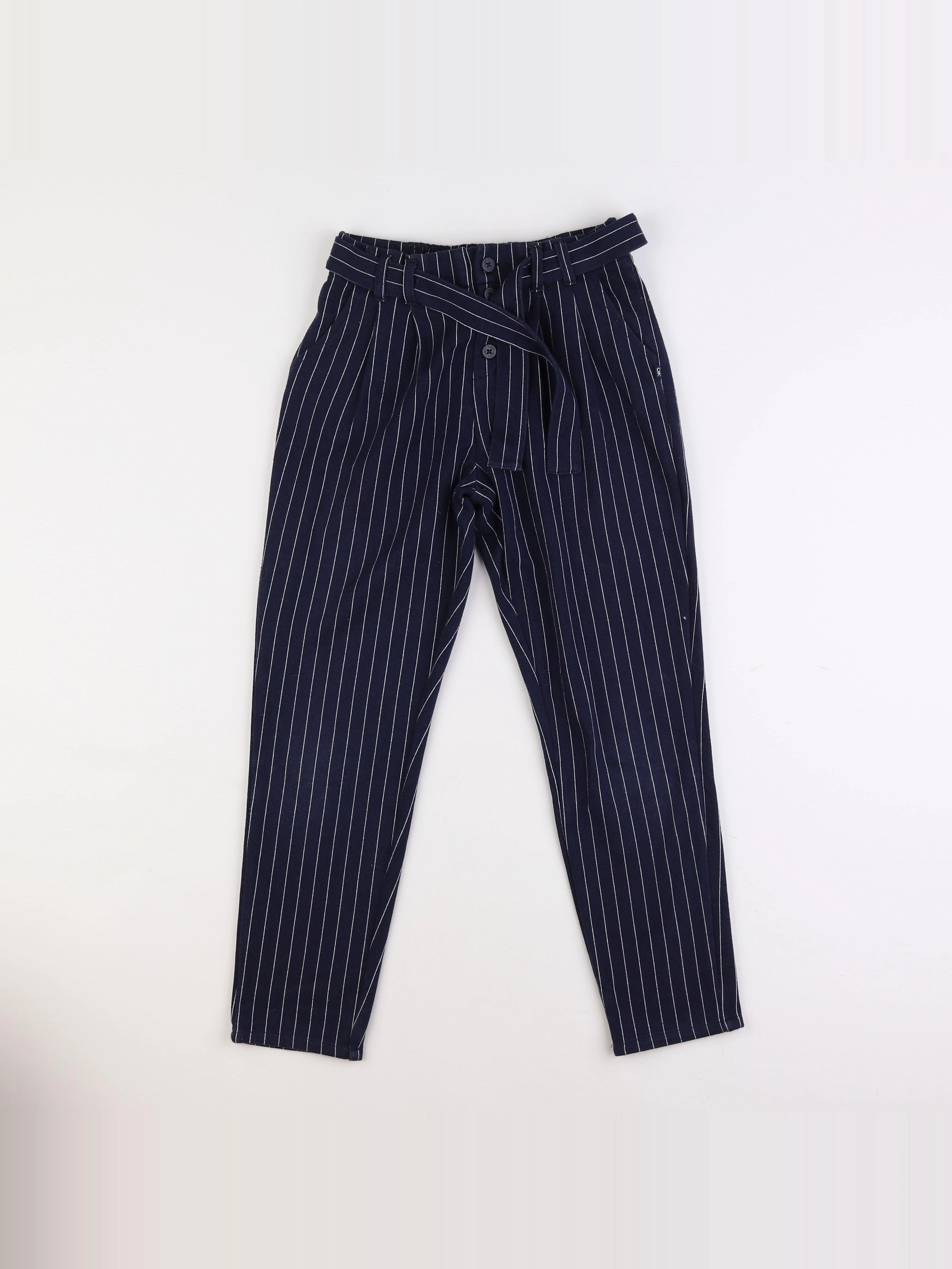 Okaidi - pantalon bleu - 10 ans