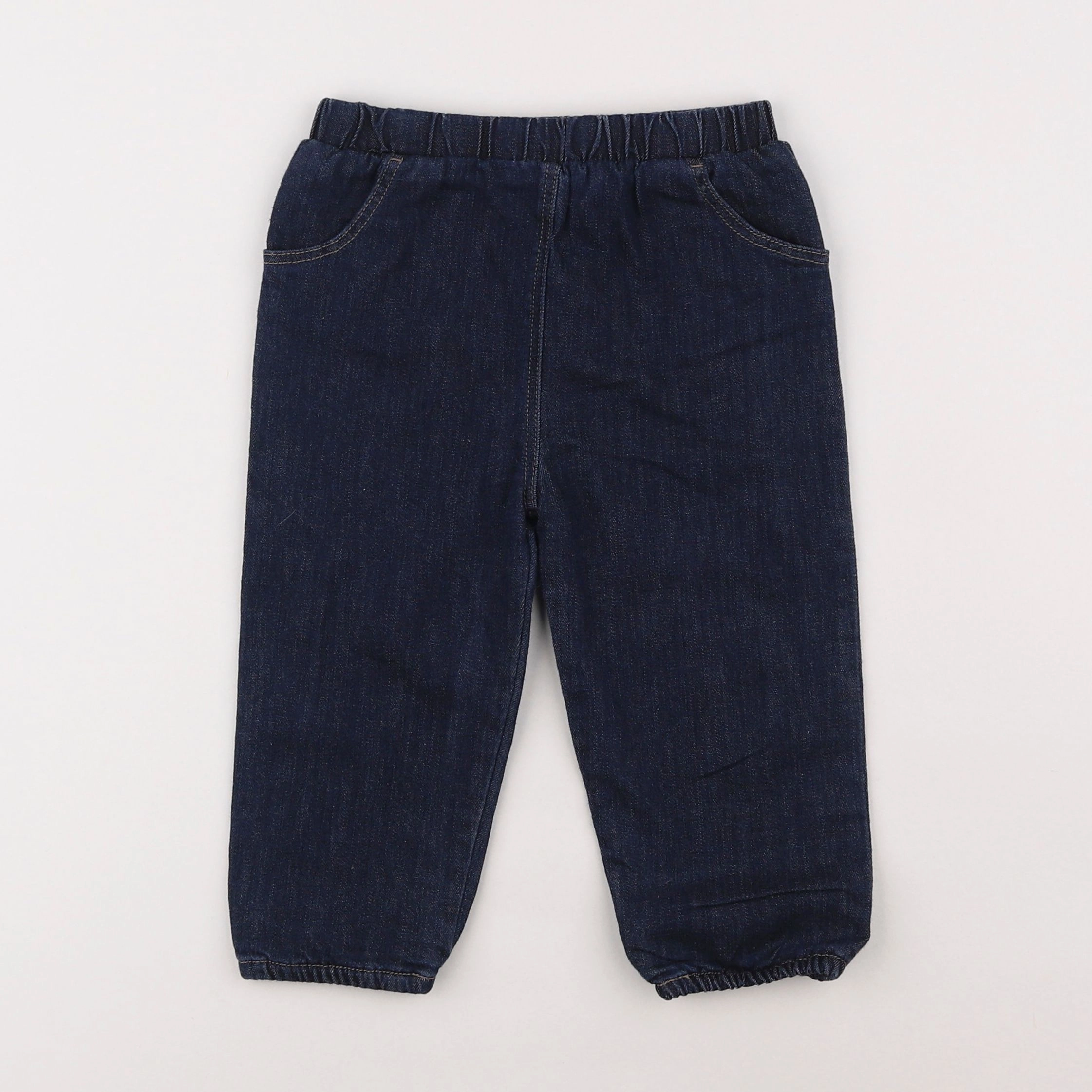 Boutchou - jean doublé bleu - 18 mois