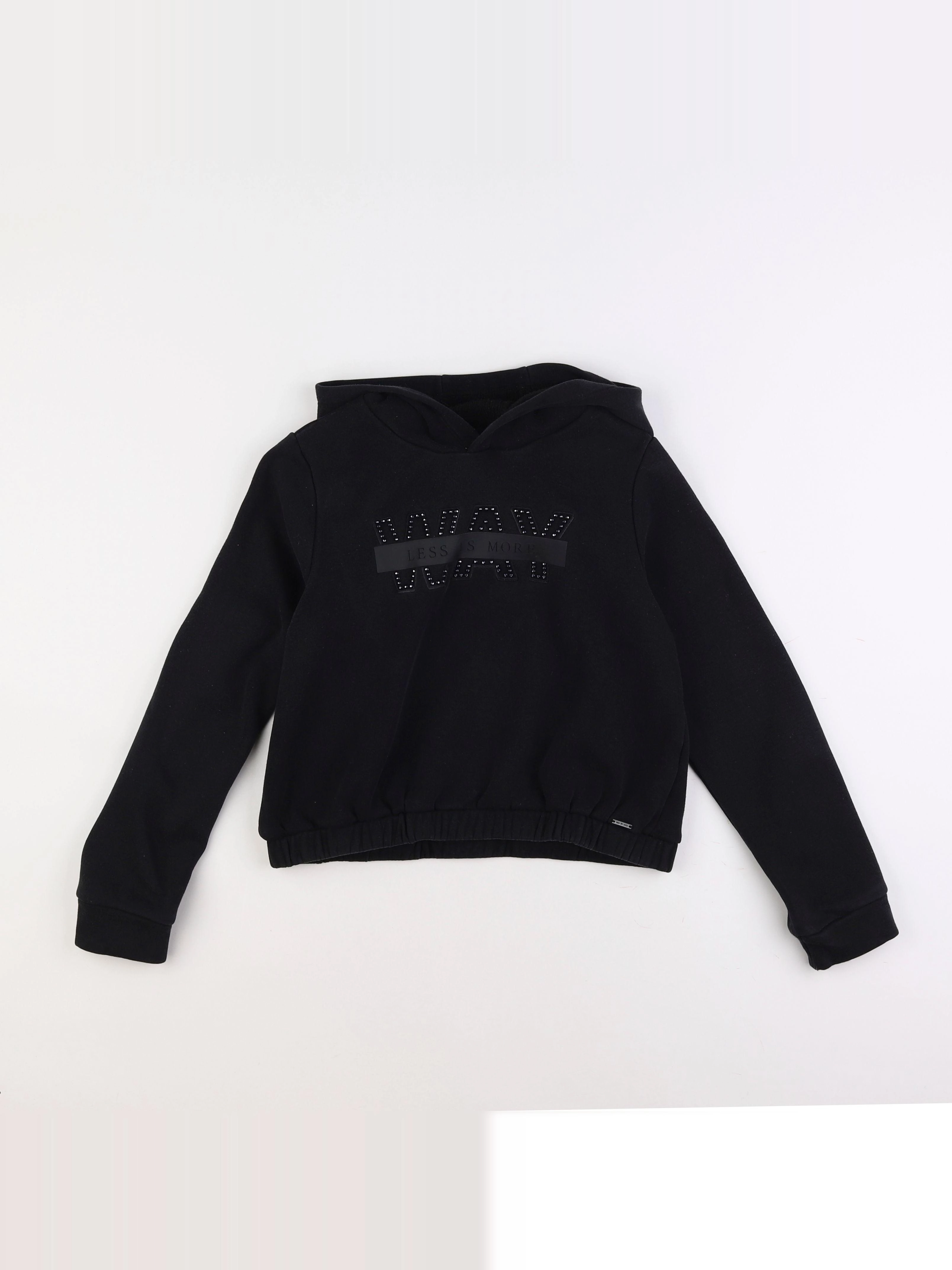 IKKS - sweat noir - 12 ans