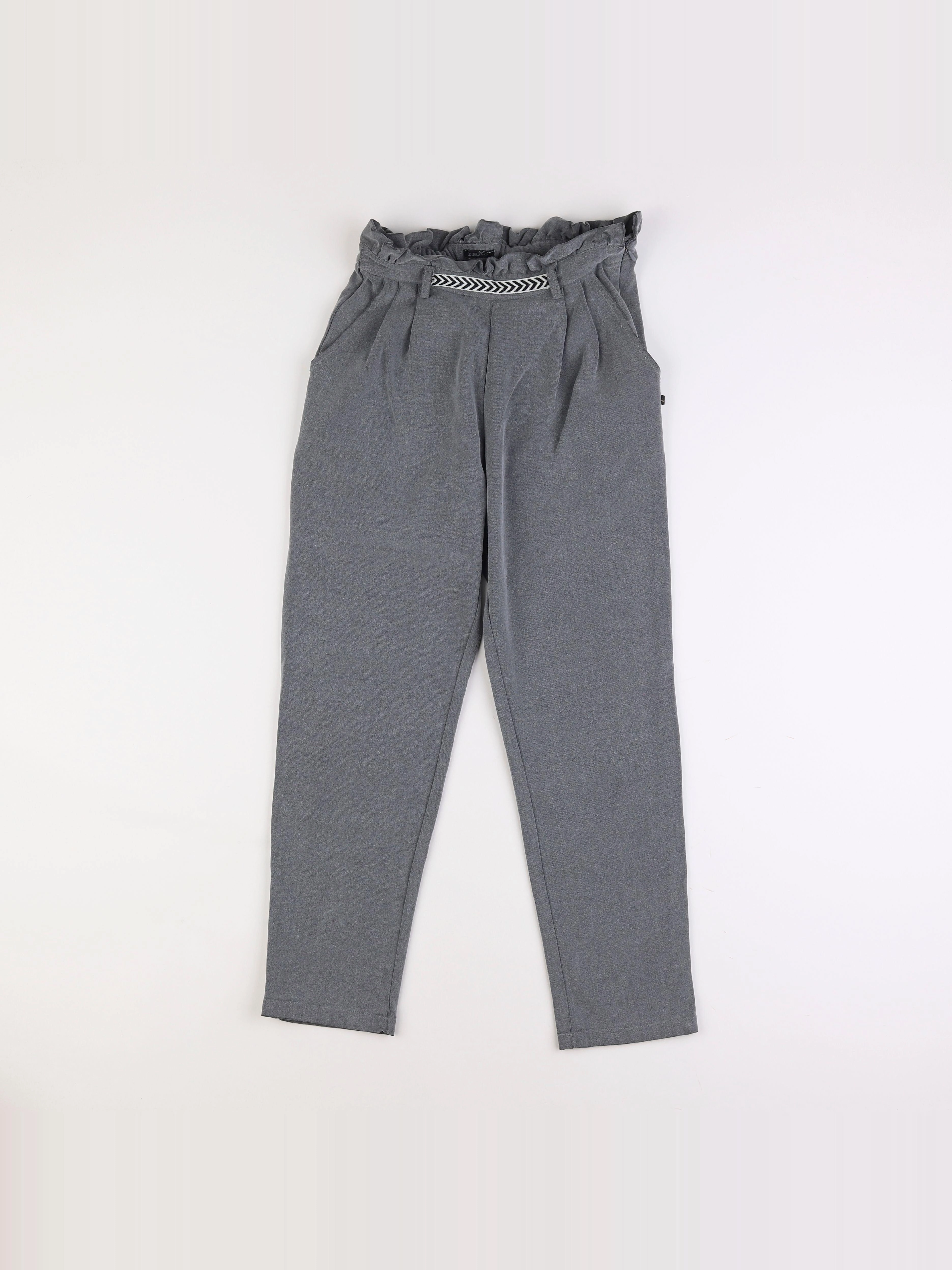IKKS - pantalon gris - 10 ans