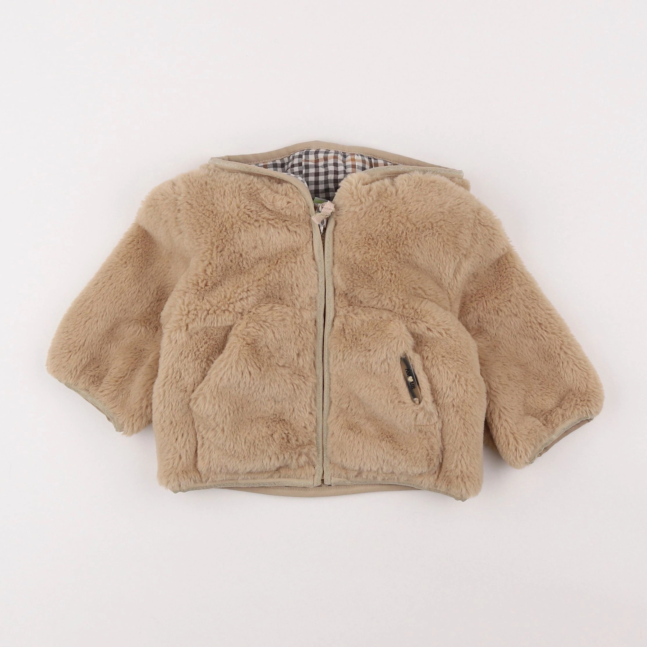 Tape à l'oeil - gilet beige - 6 mois