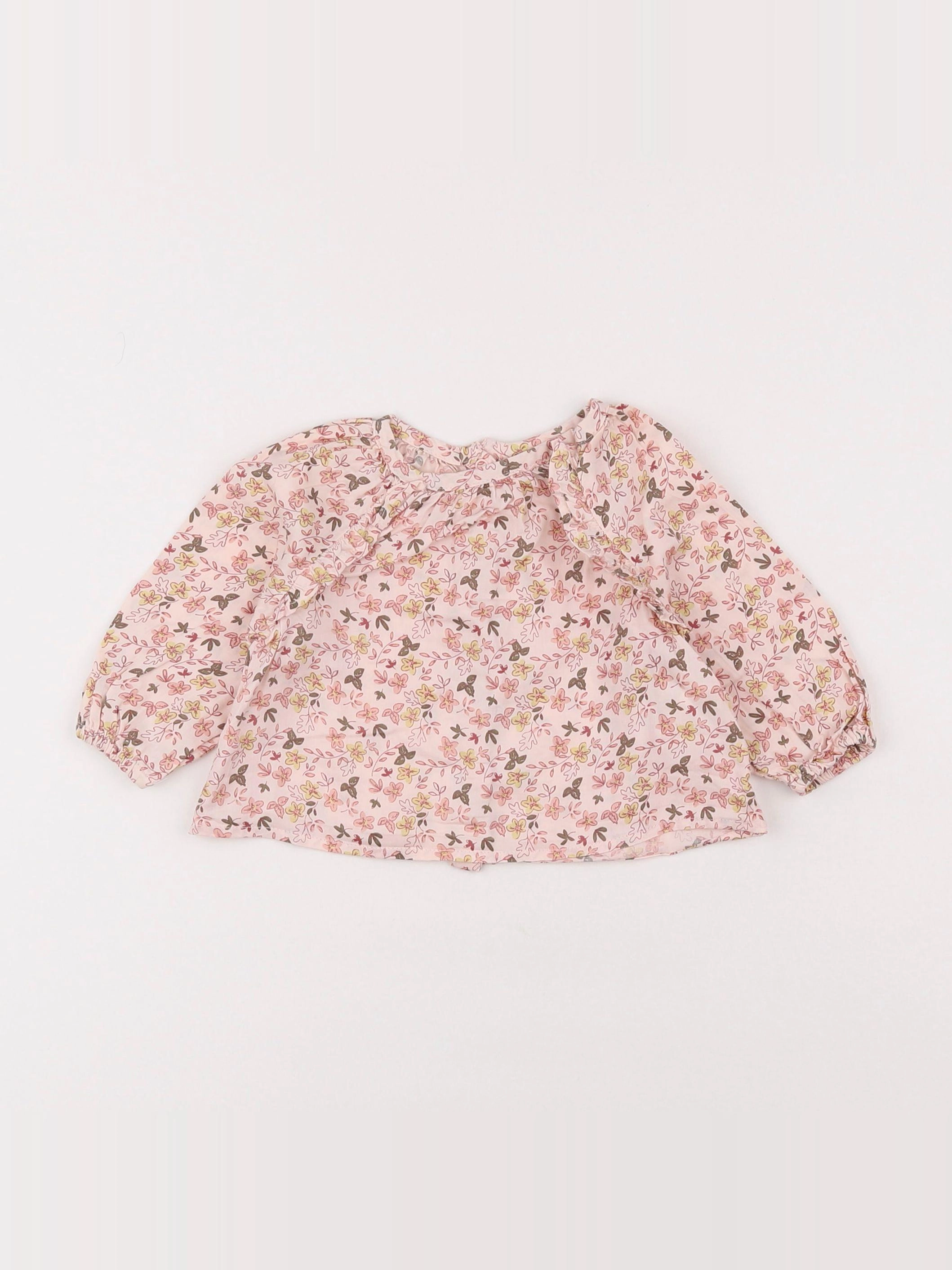 Tape à l'oeil - blouse rose - 3 mois
