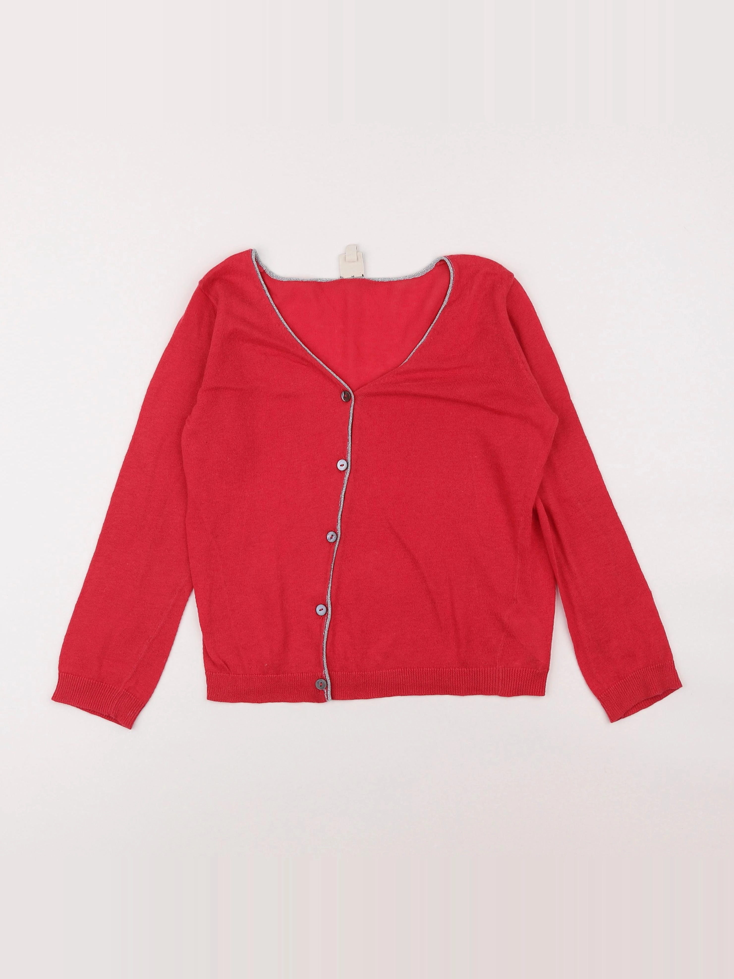 Bonton - gilet rose - 10 ans