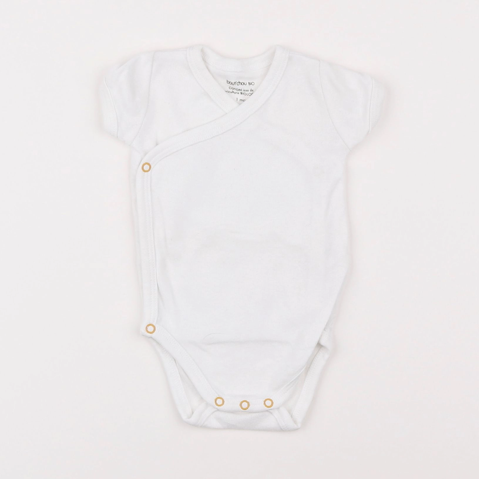 Boutchou - body blanc - 1 mois