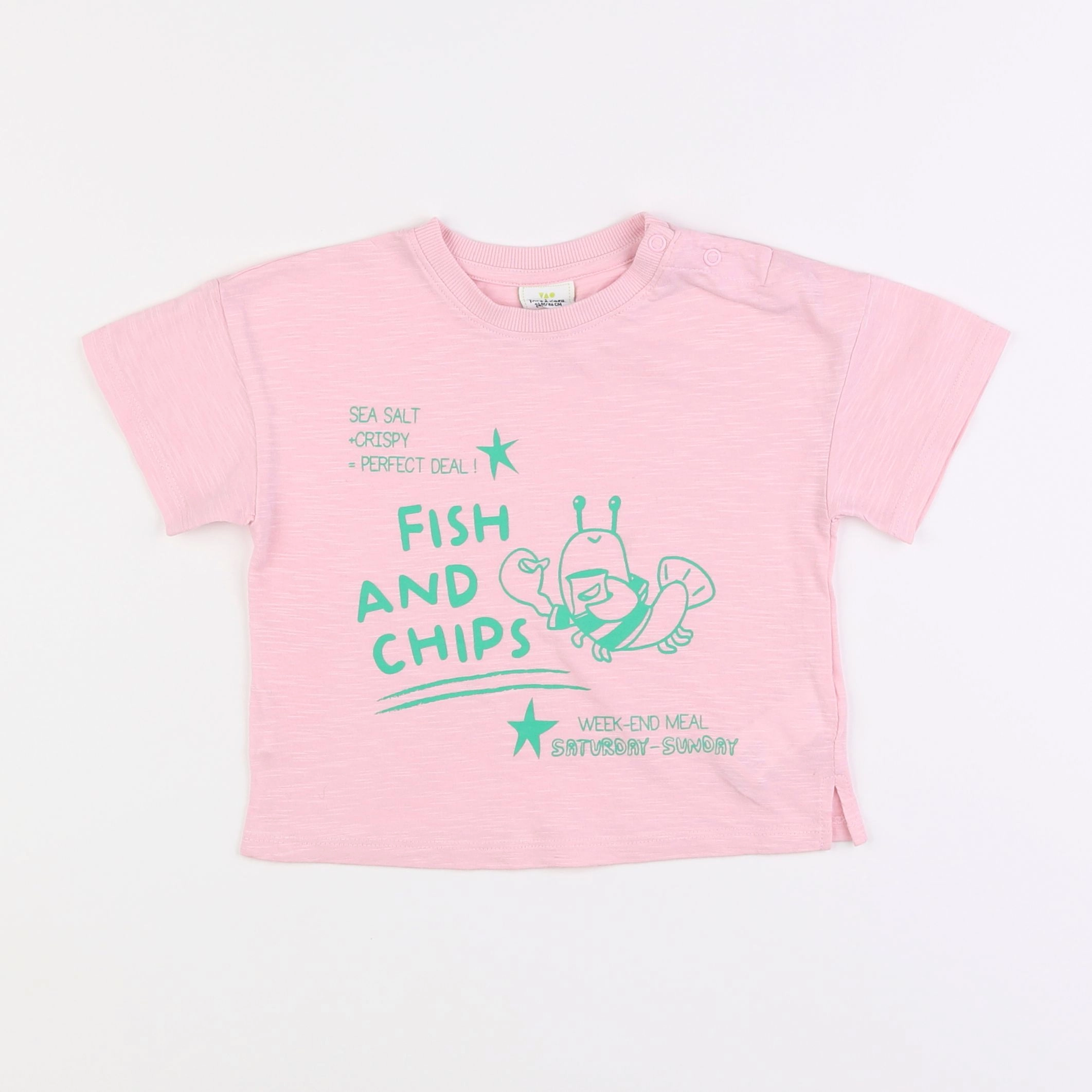 Tape à l'oeil - tee-shirt rose - 2 ans