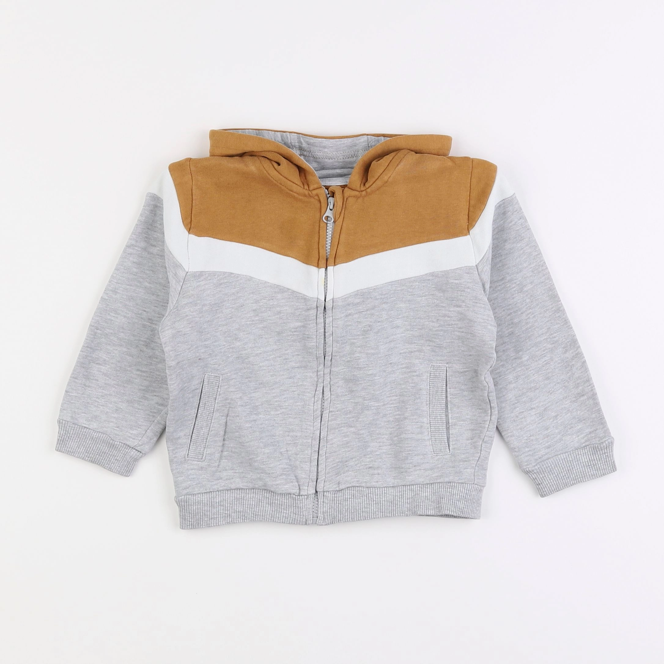 Vertbaudet - sweat multicolore - 2 ans