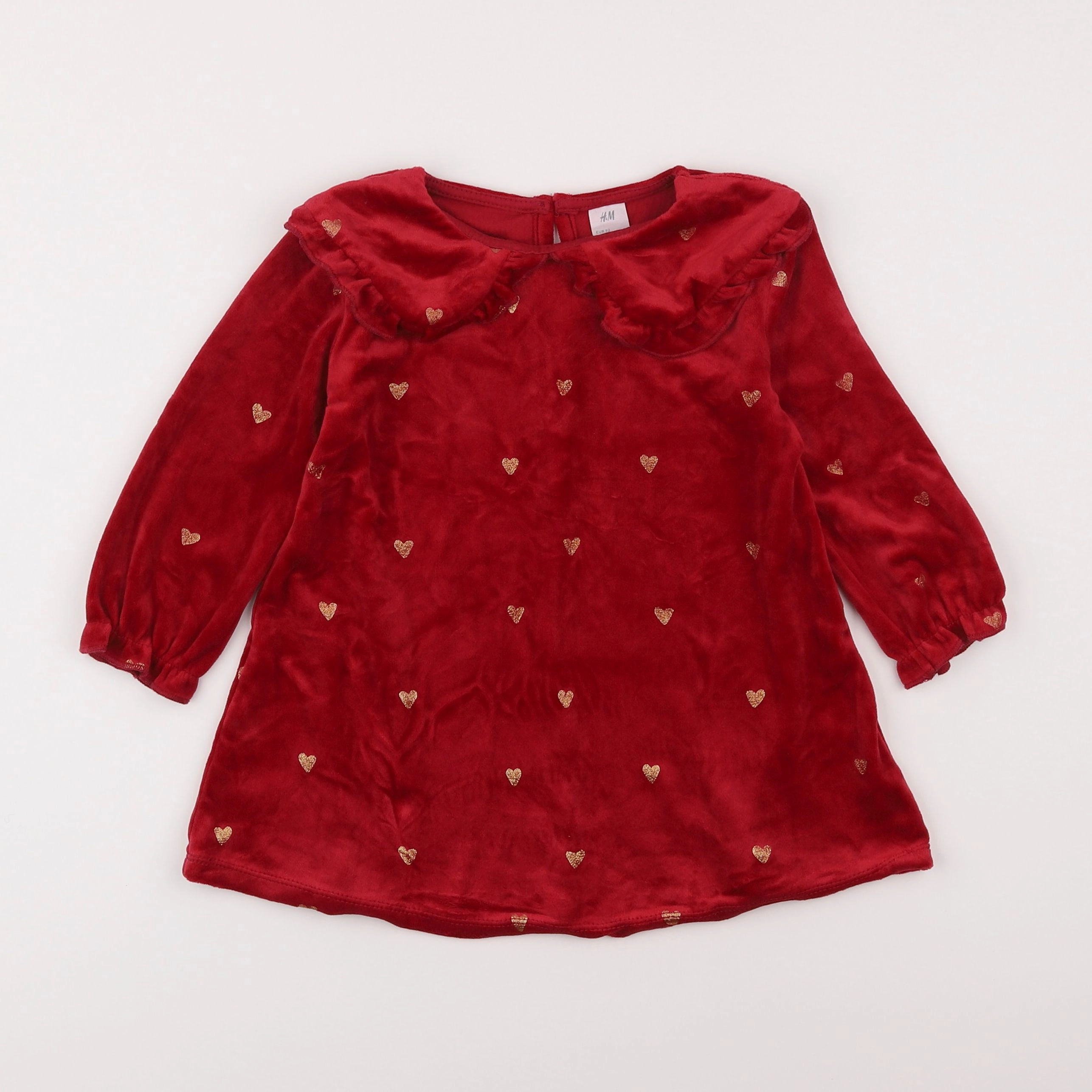 H&M - robe rouge - 18 mois à 2 ans