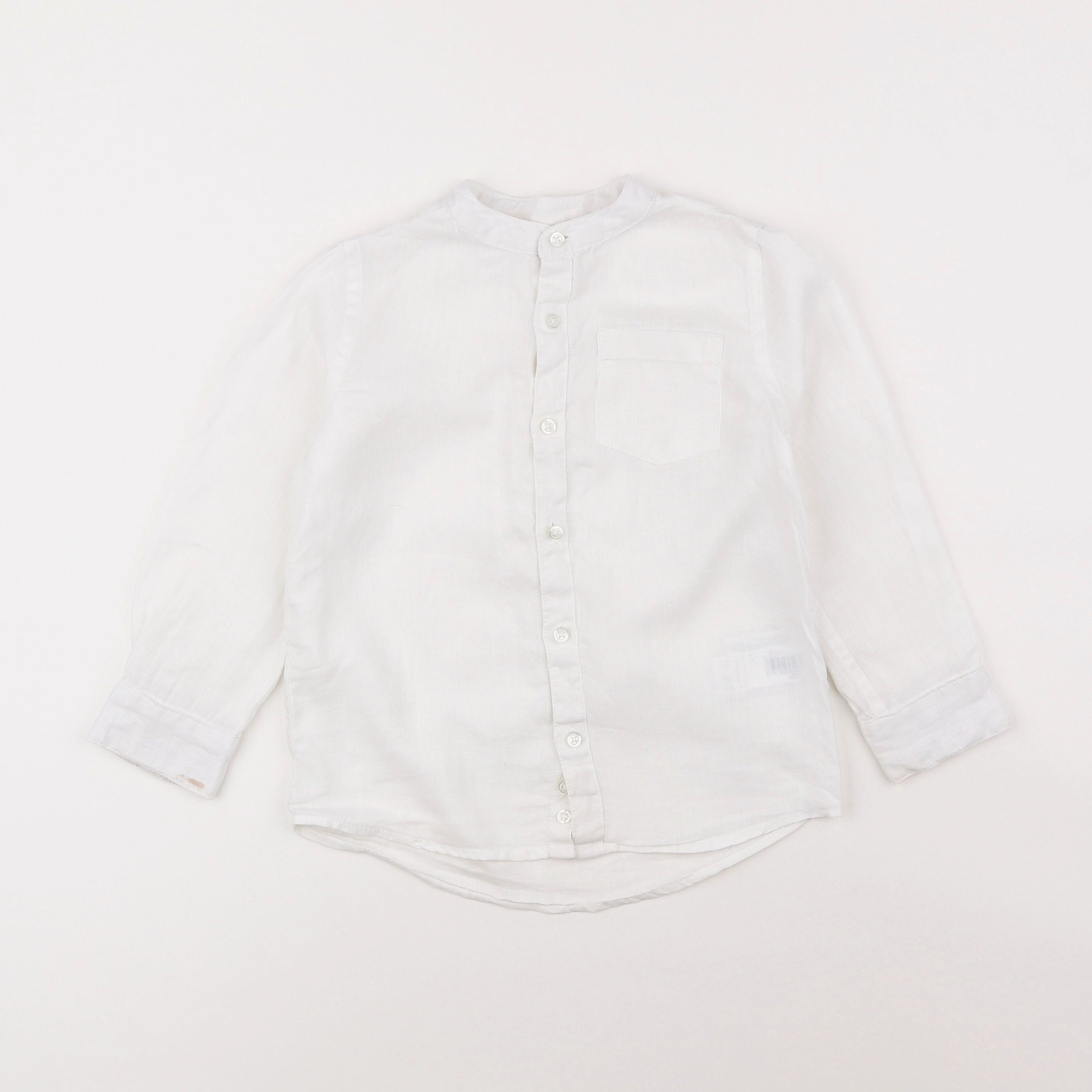 Monoprix - chemise blanc - 5 ans