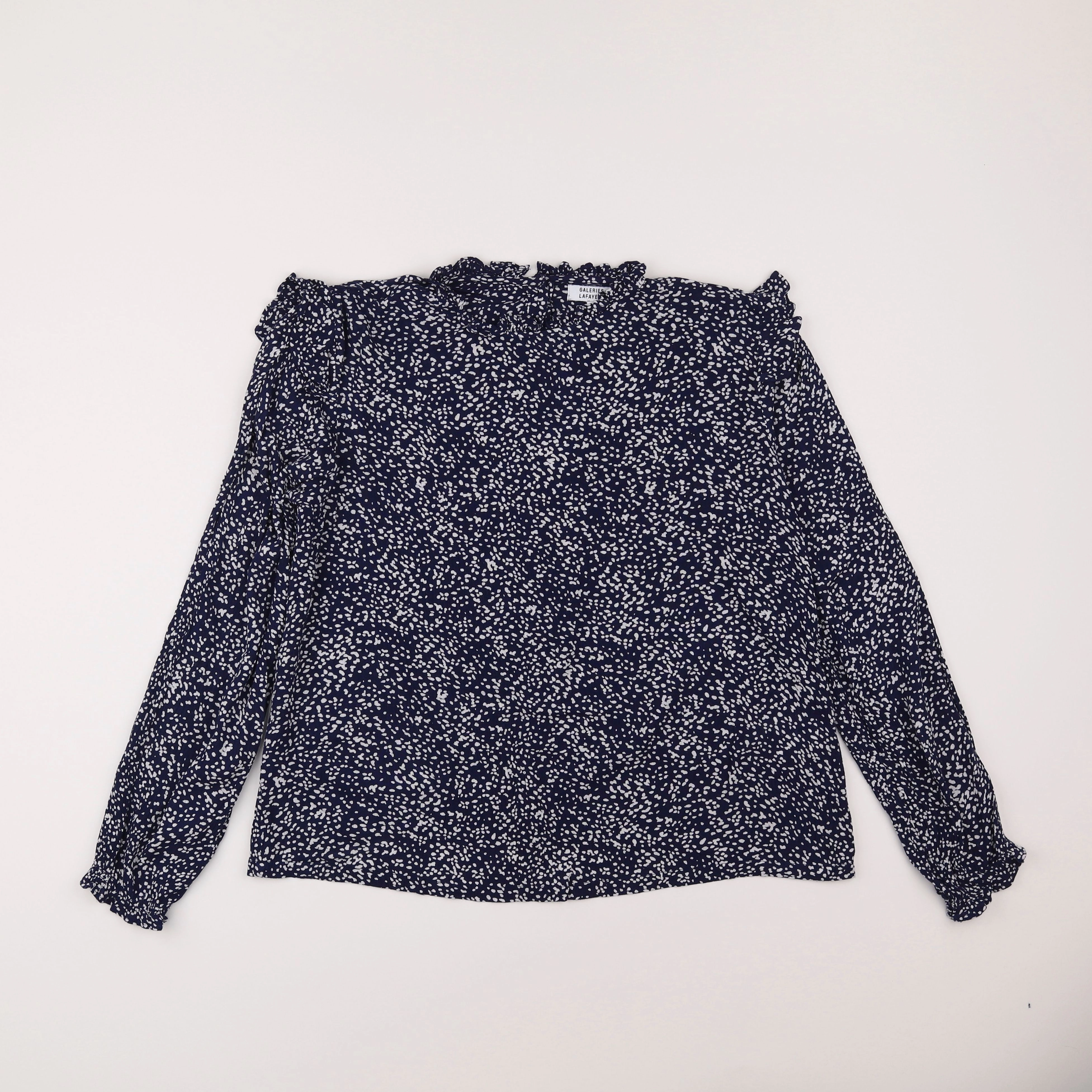 Galeries Lafayette - blouse bleu - 12 ans