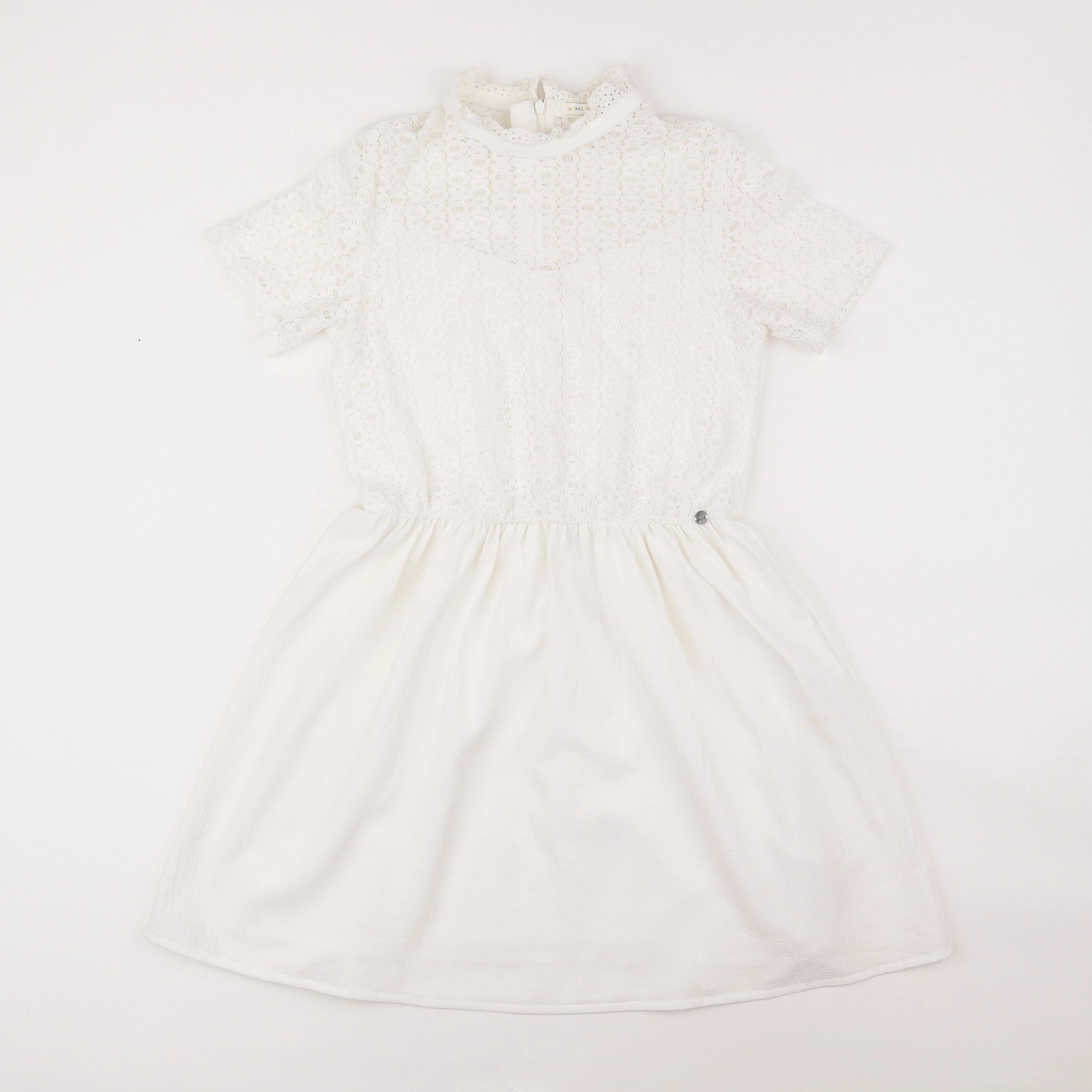 IKKS - robe blanc - 12 ans