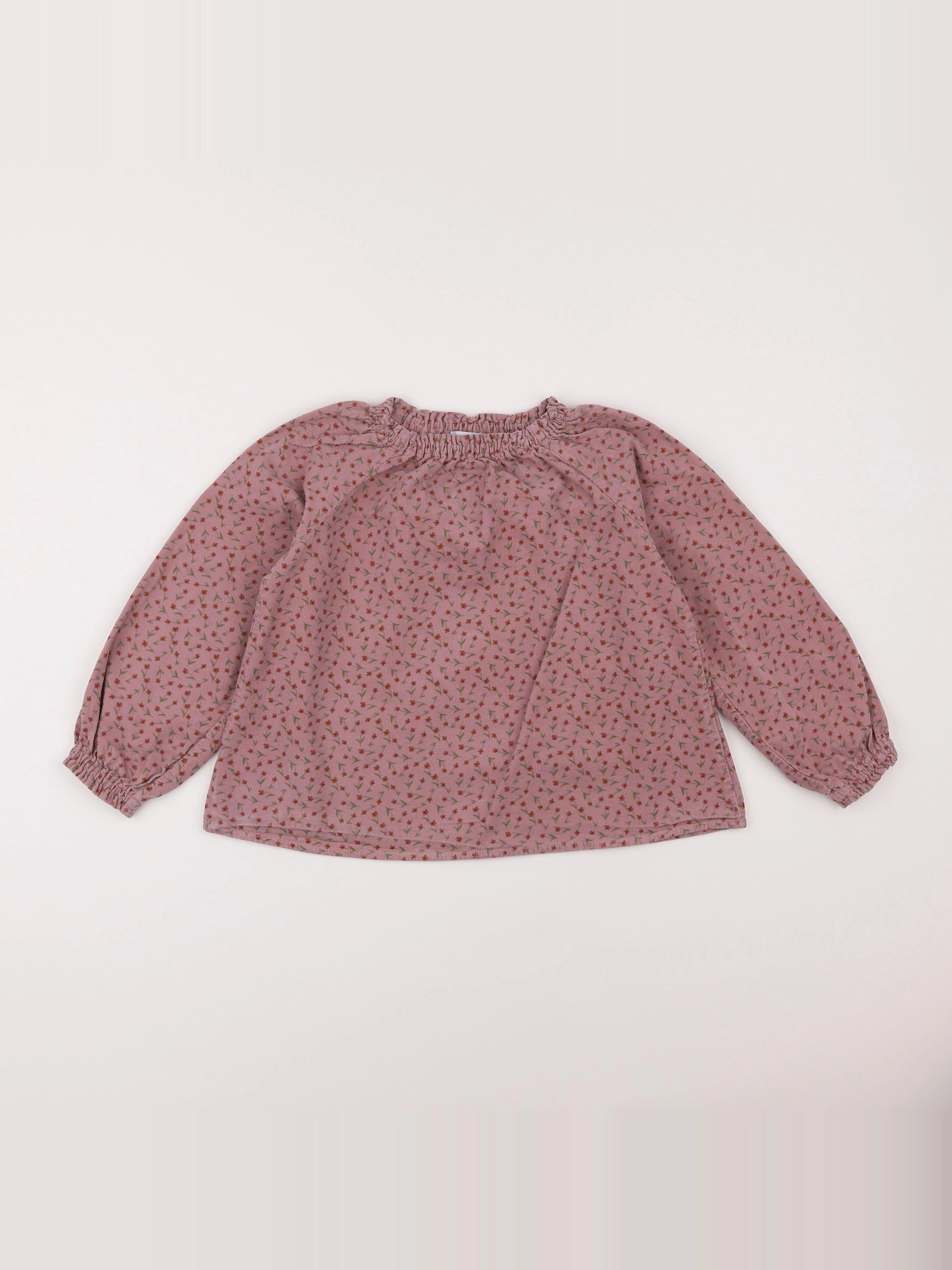 Vertbaudet - blouse rose - 7 ans