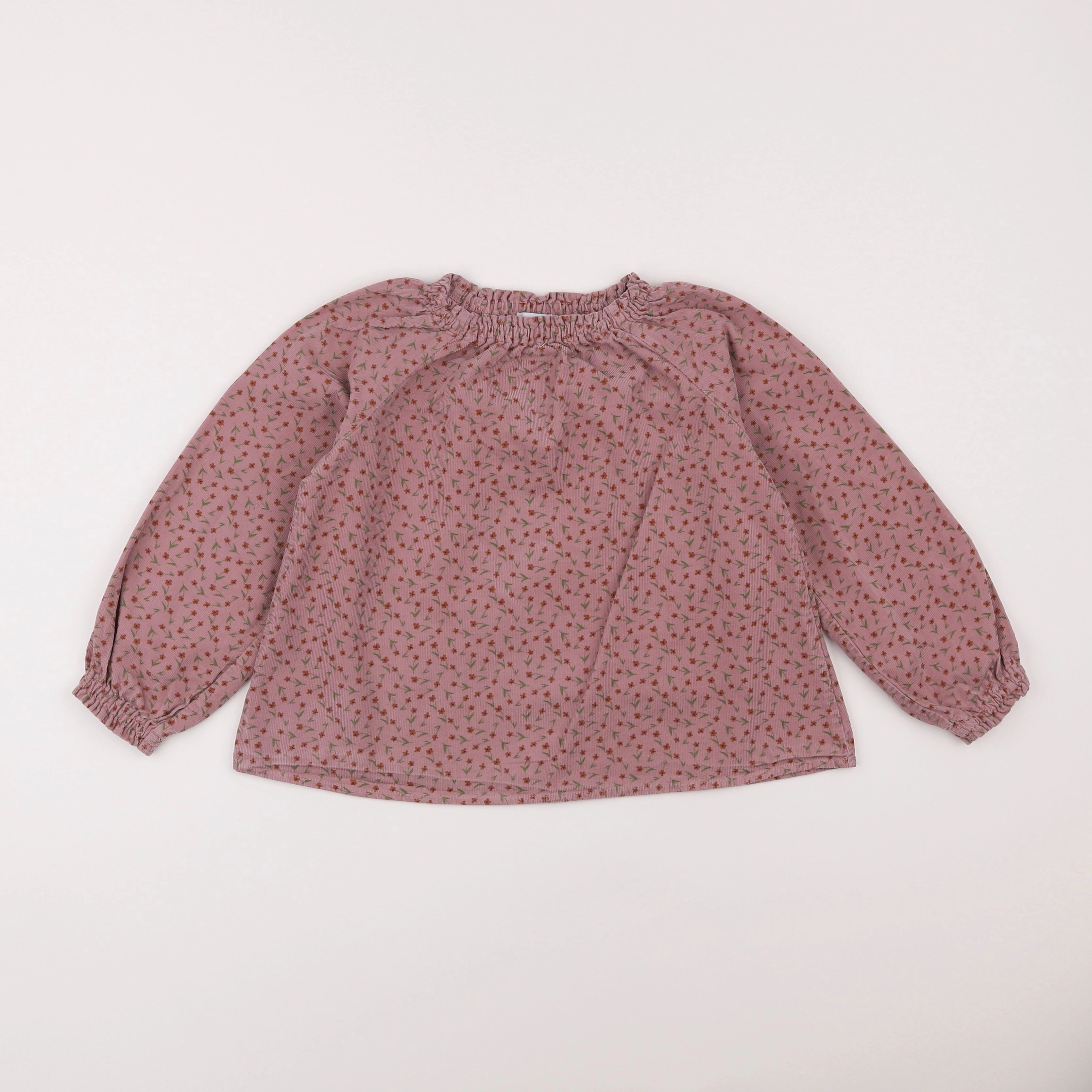 Vertbaudet - blouse rose - 7 ans