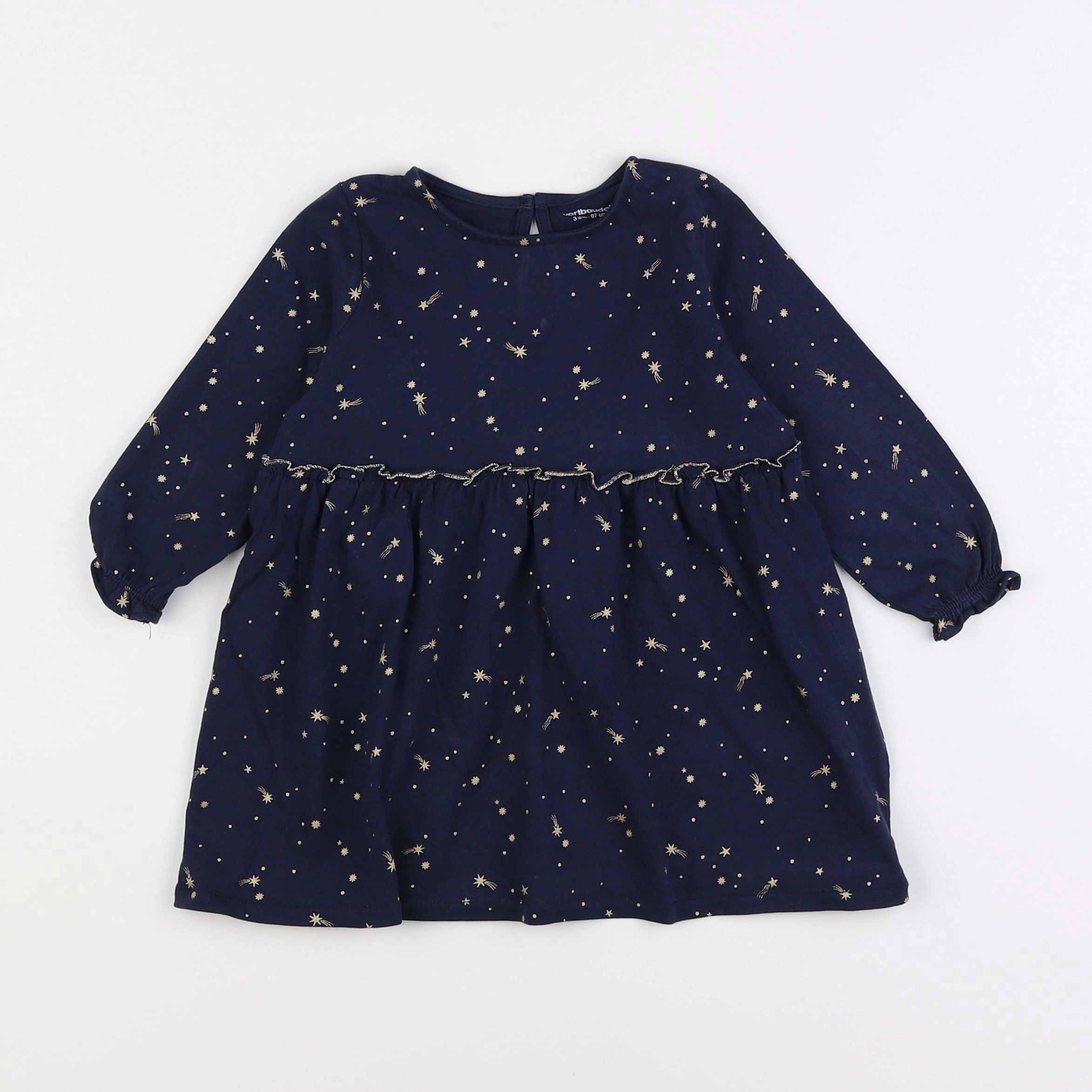 Vertbaudet - robe bleu - 3 ans