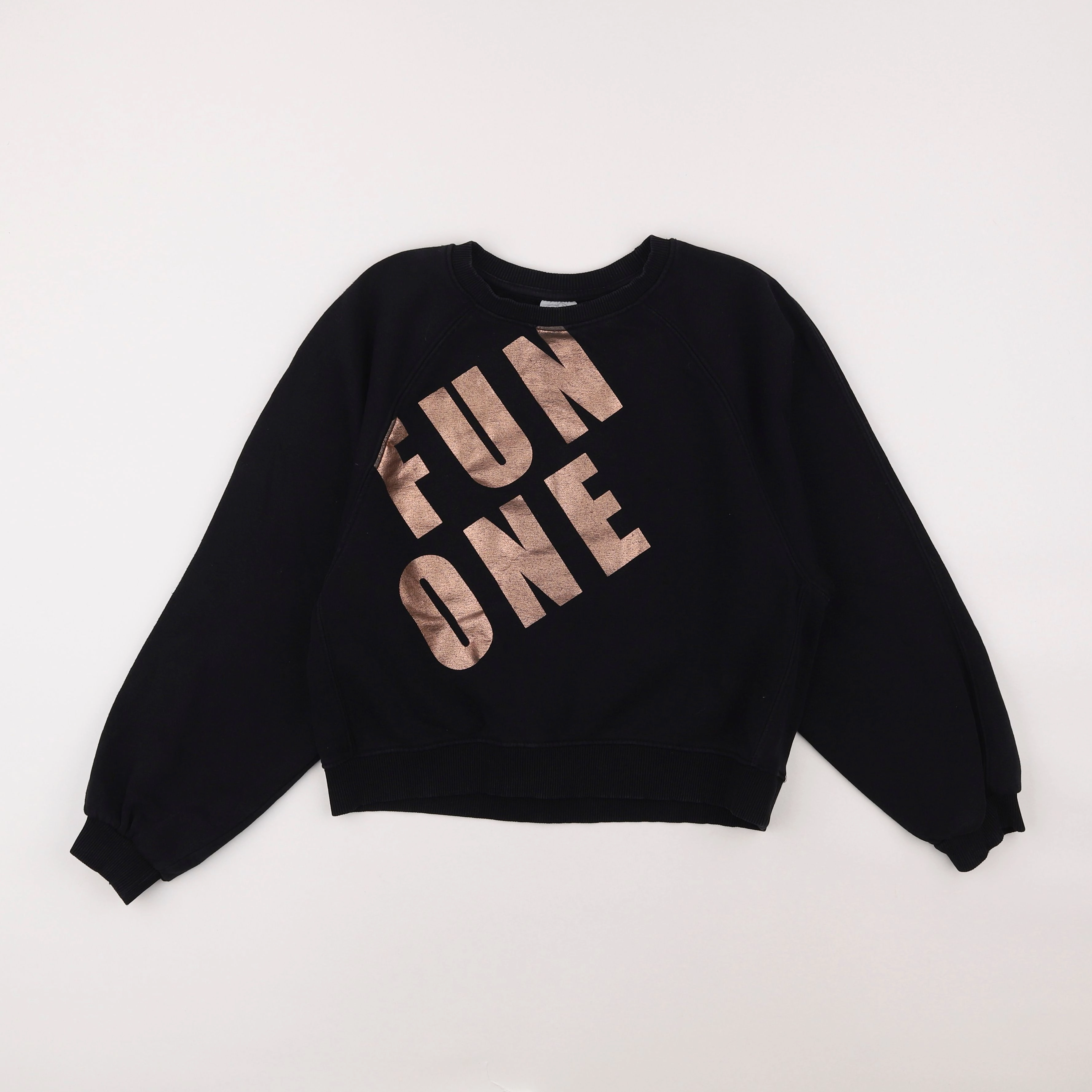 Zara - sweat noir - 11/12 ans