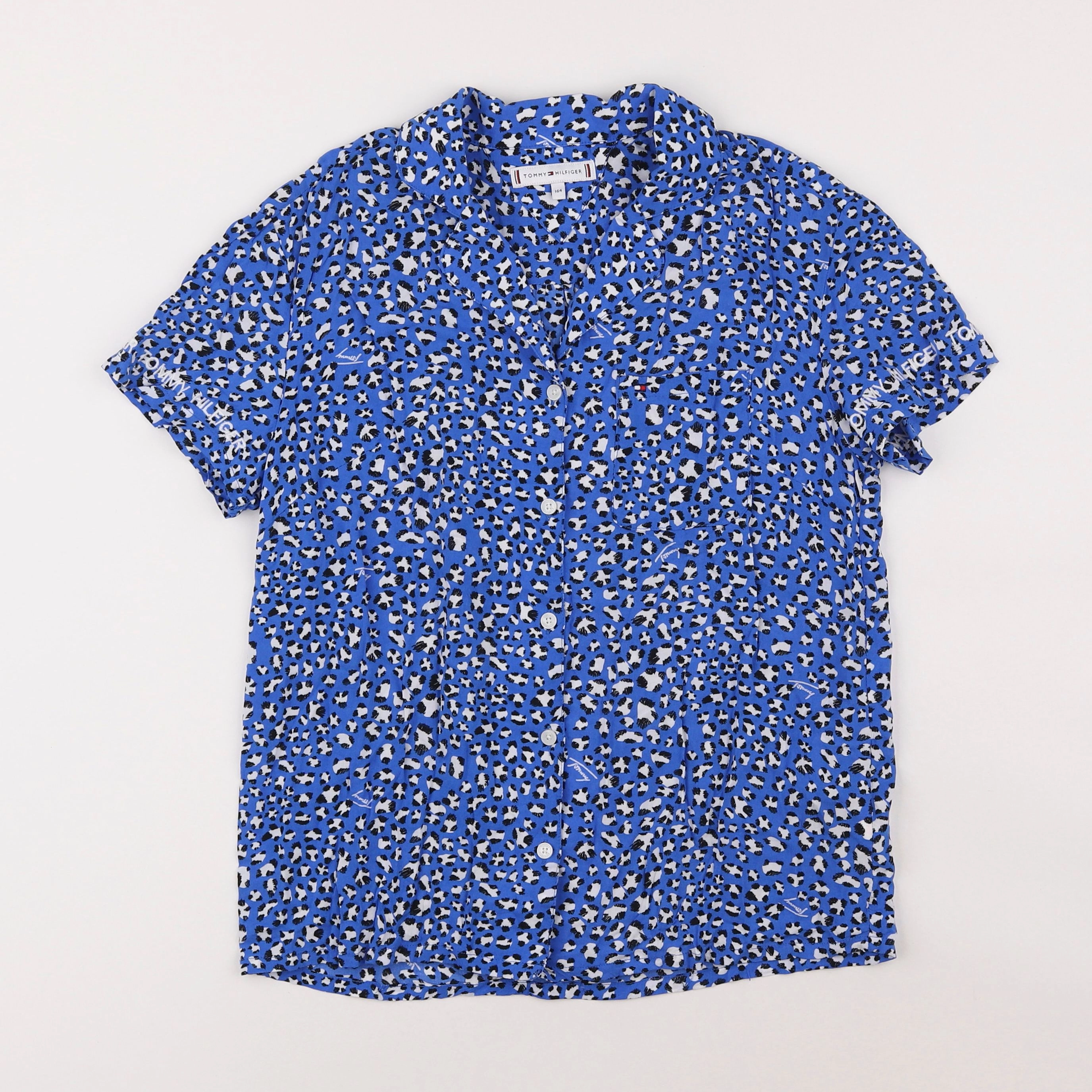 Tommy Hilfiger - blouse bleu - 14 ans