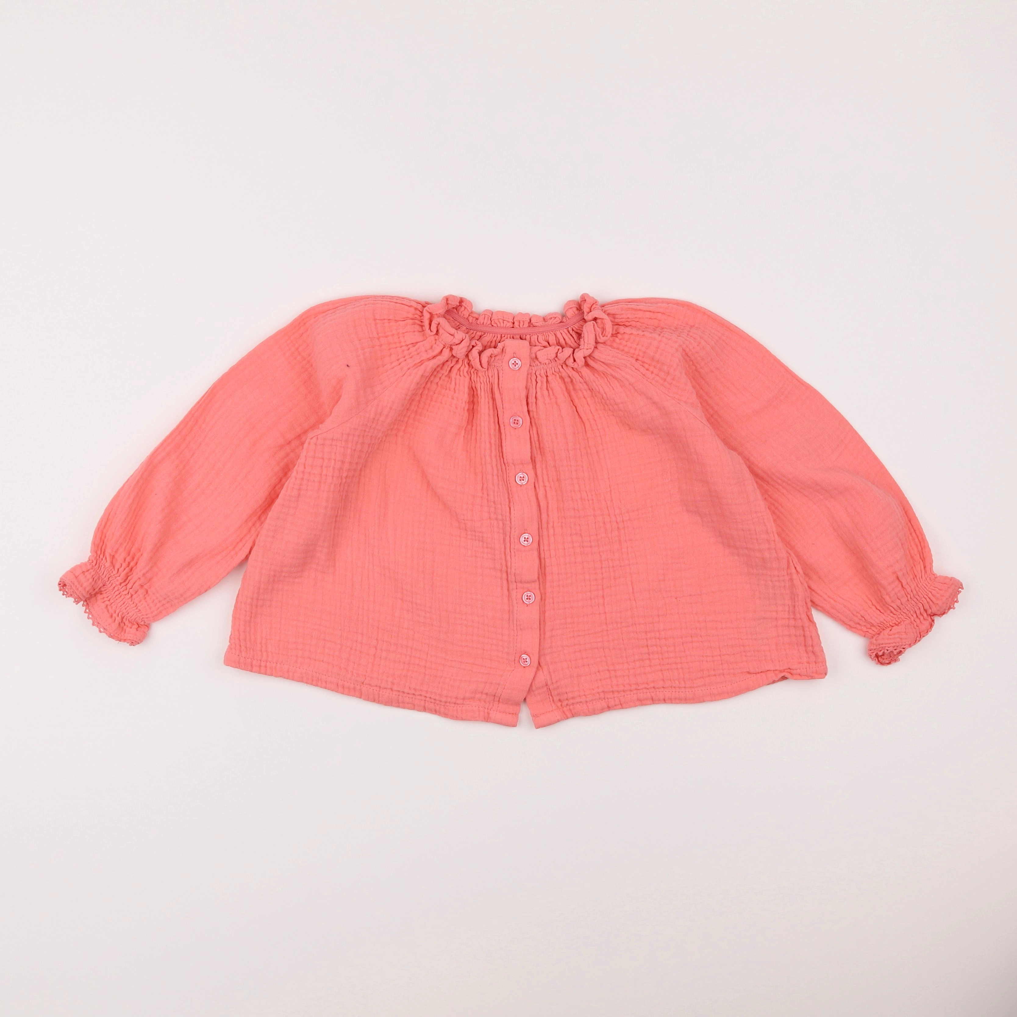 Vertbaudet - blouse rose - 5 ans