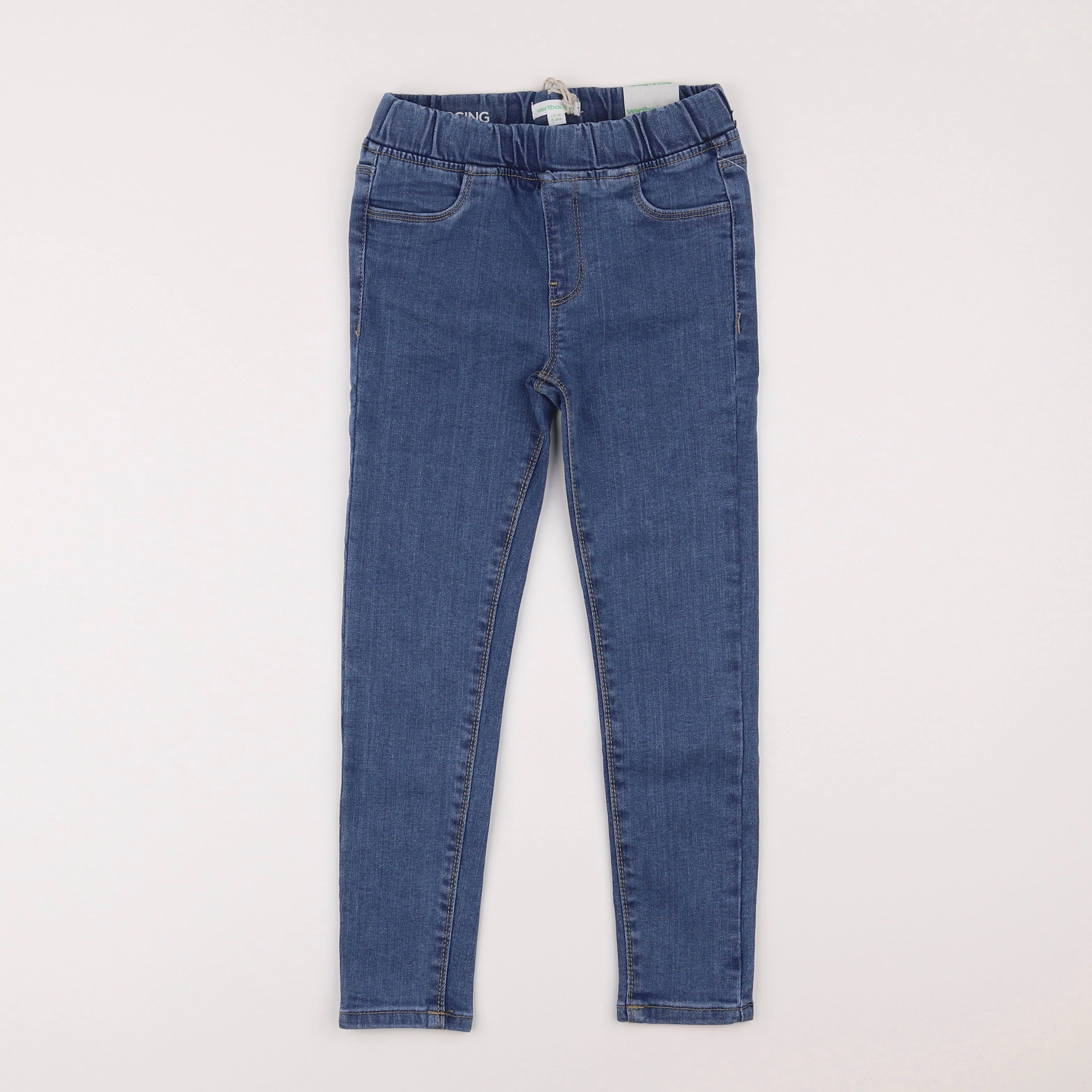 Vertbaudet - jegging bleu - 6 ans