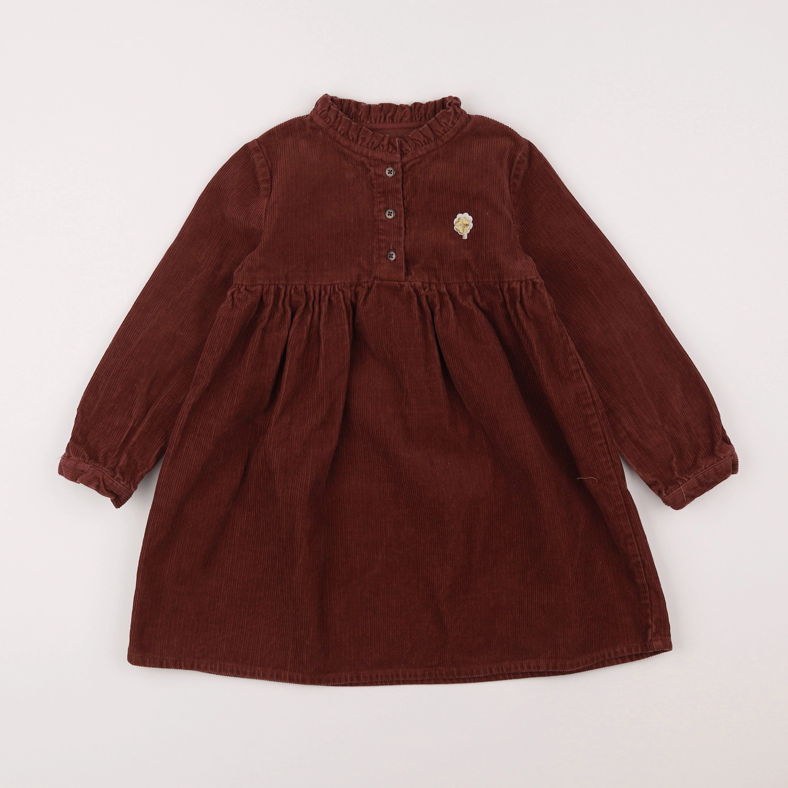 Vertbaudet - robe marron - 5 ans