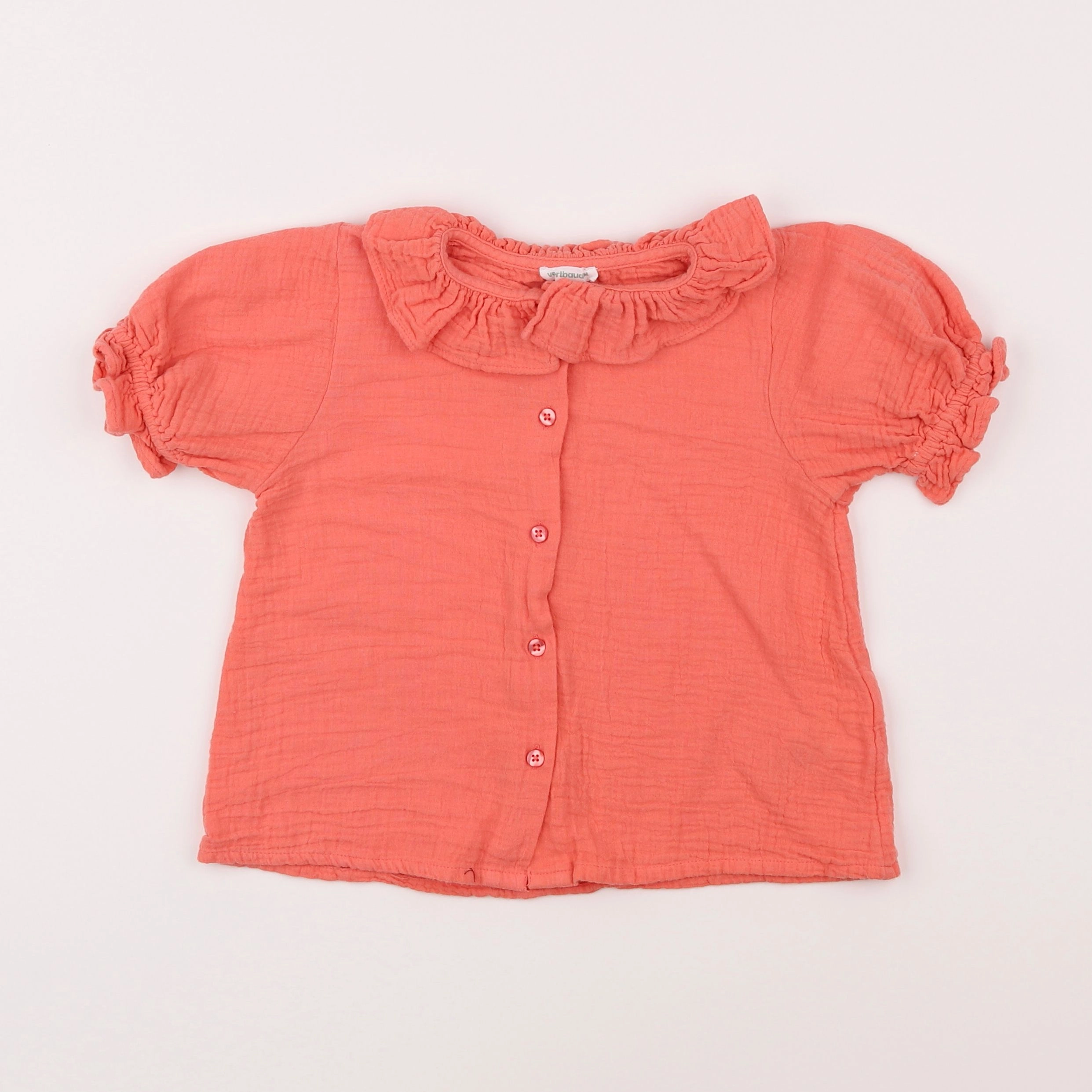 Vertbaudet - chemise rose - 5 ans