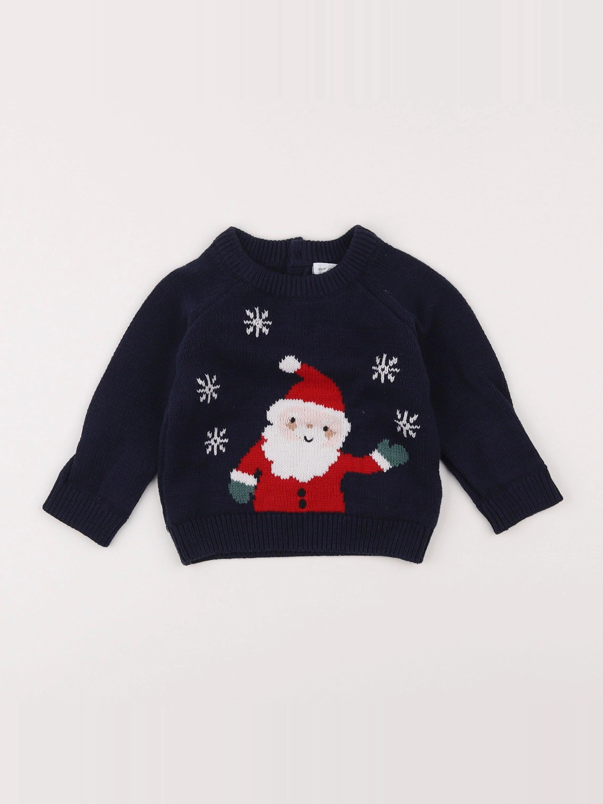 Vertbaudet - pull bleu - 18 mois