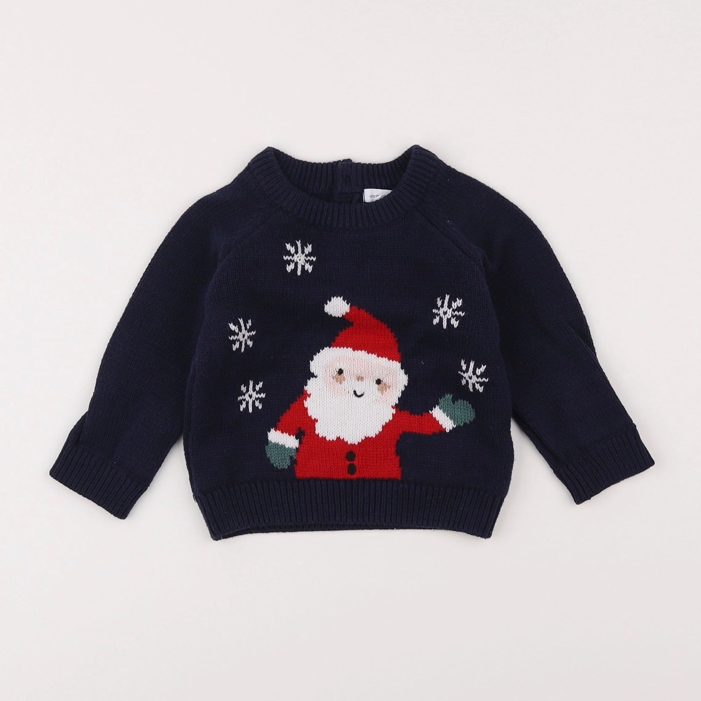 Vertbaudet - pull bleu - 18 mois