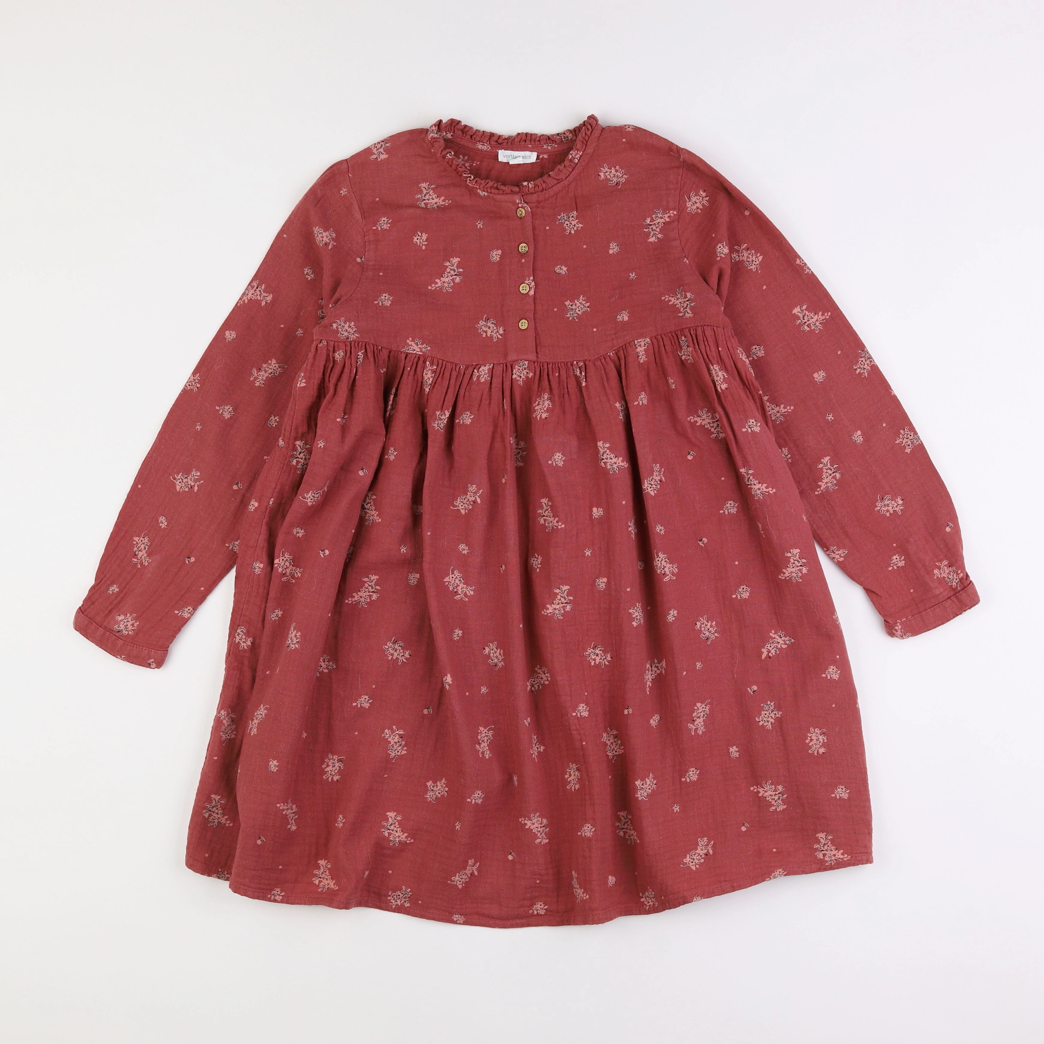 Vertbaudet - robe rose - 10 ans