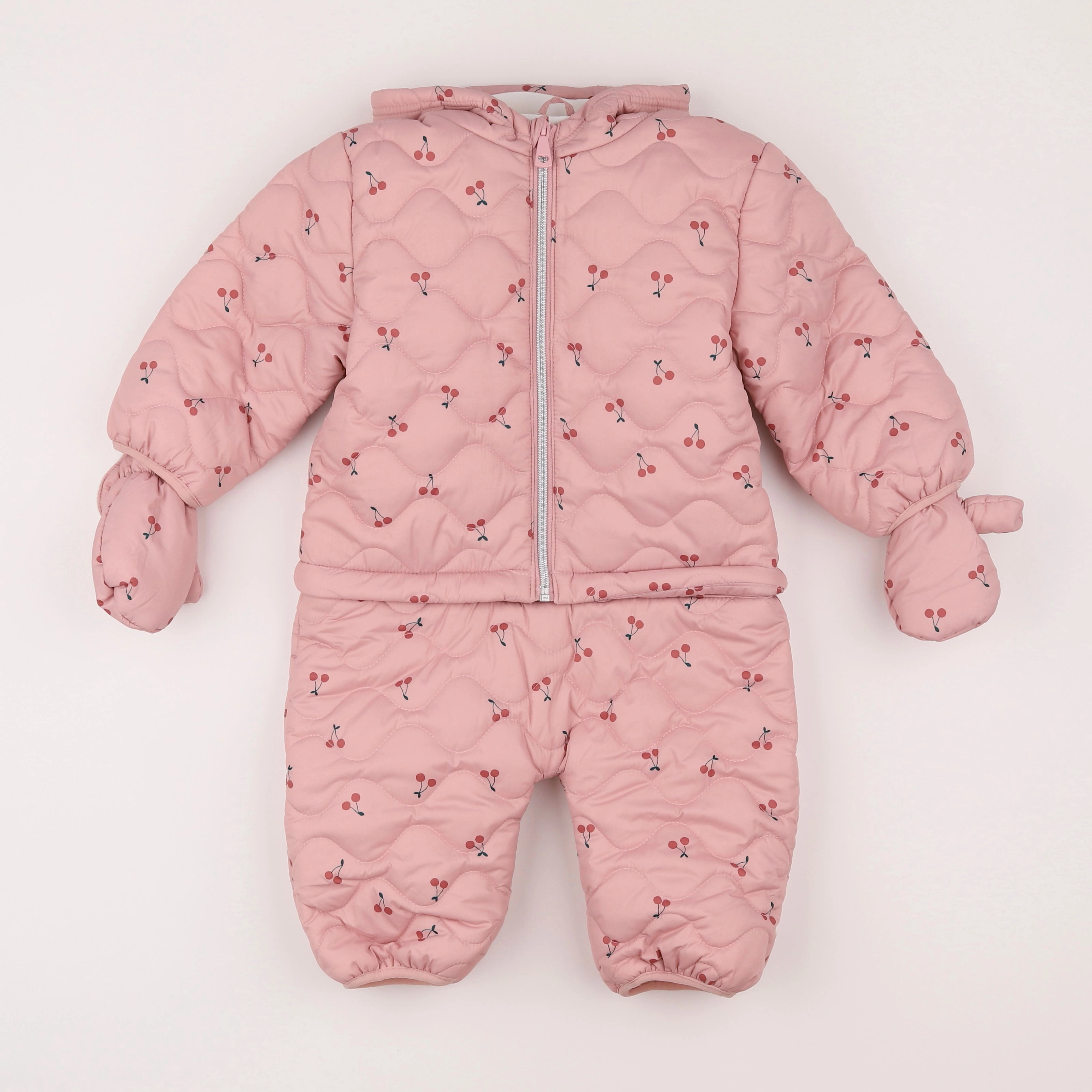 Vertbaudet - combi-pilote pantalon détachable rose - 2 ans