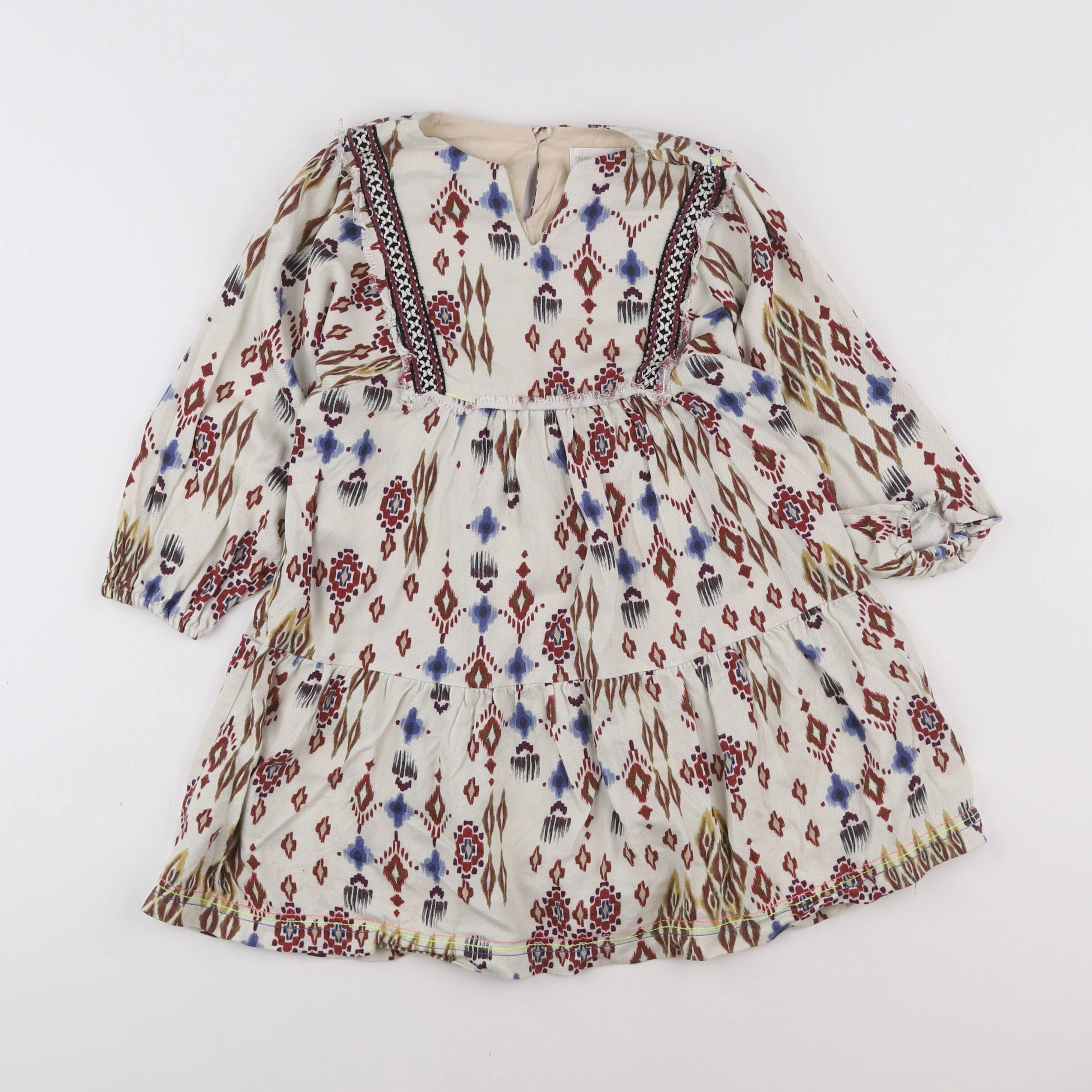 Zara - robe multicolore - 6 ans