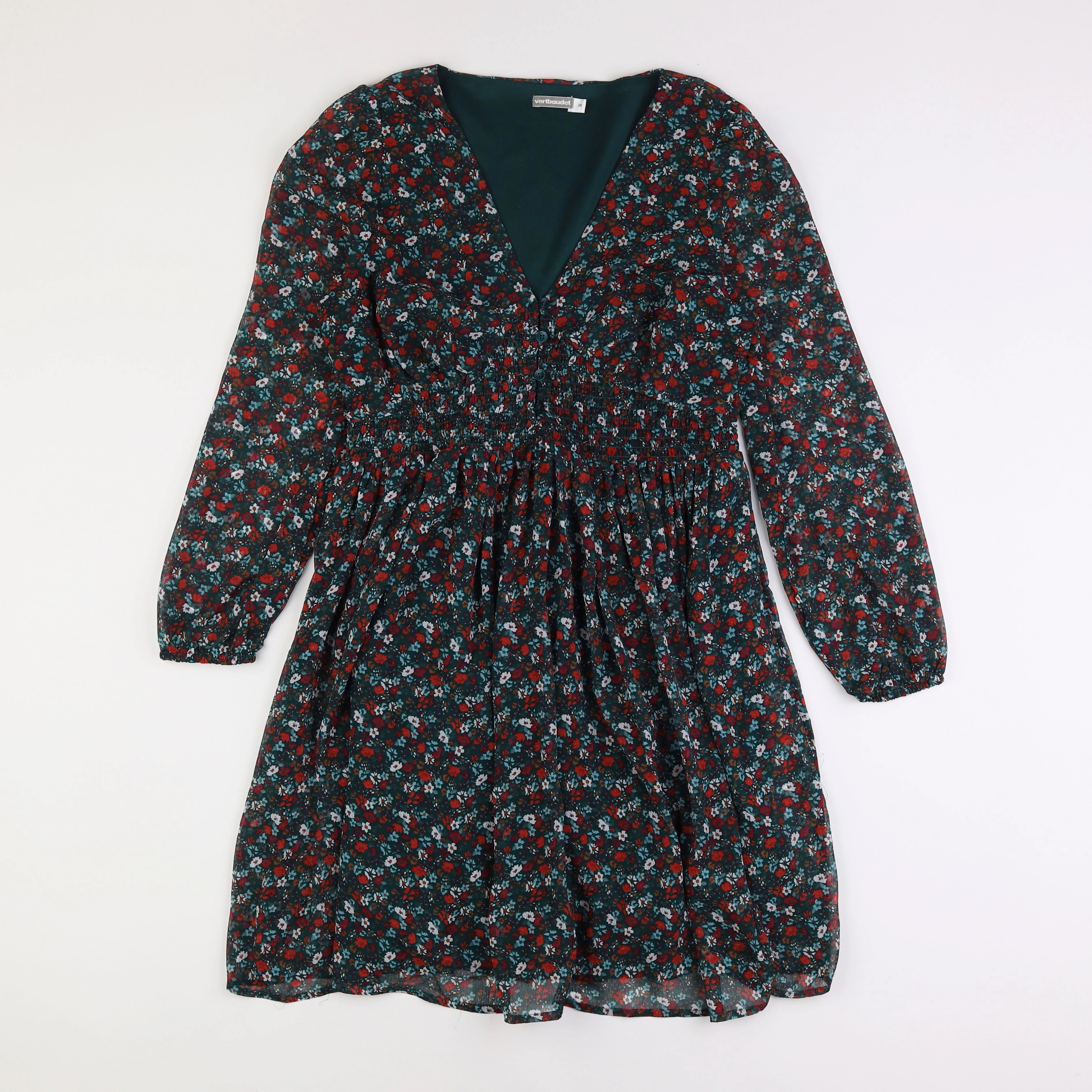 Vertbaudet - robe grossesse, allaitement multicolore - 38