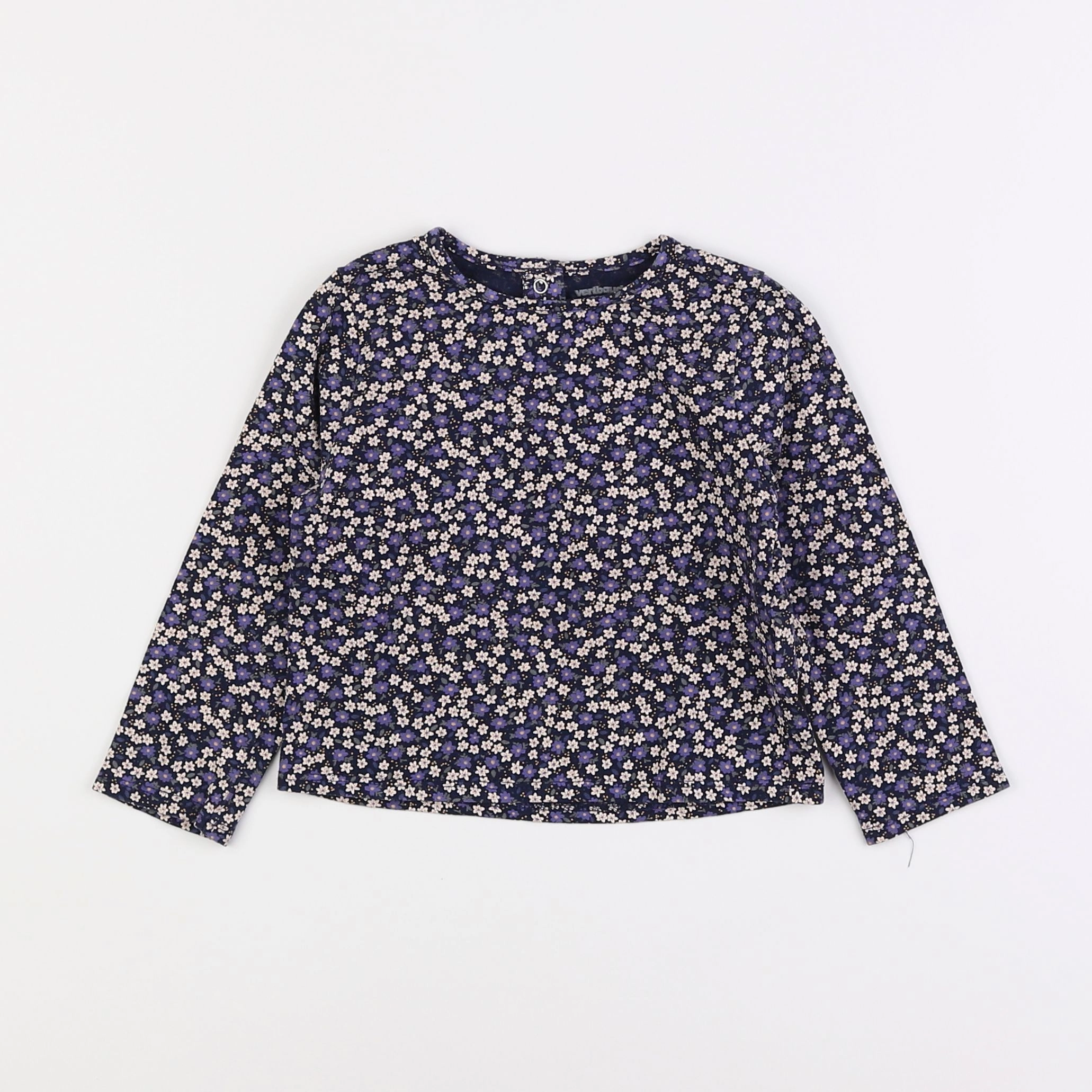 Vertbaudet - tee-shirt violet - 2 ans