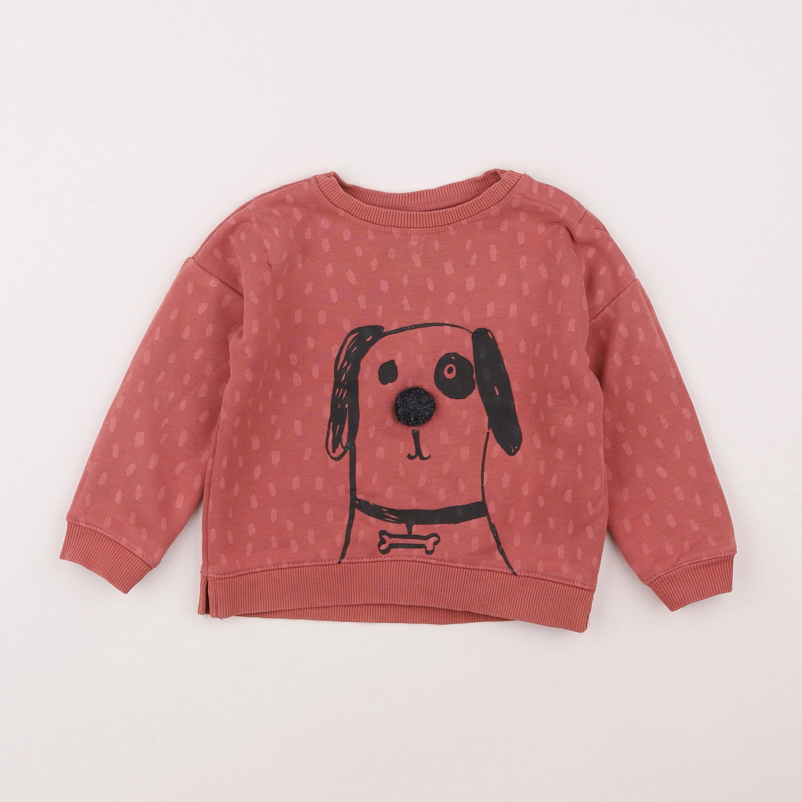 Zara - sweat rose - 2/3 ans