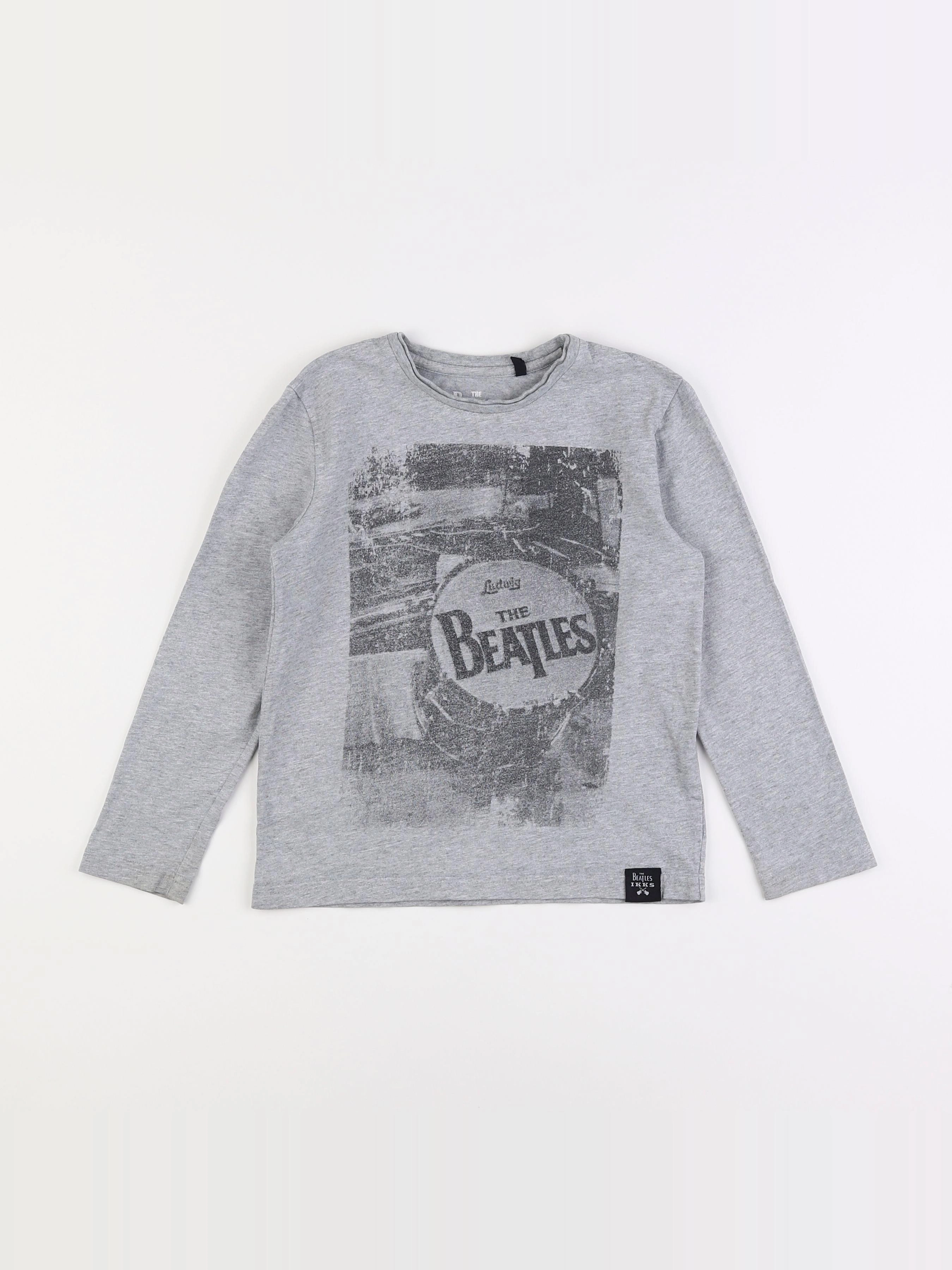 IKKS - tee-shirt gris - 6 ans