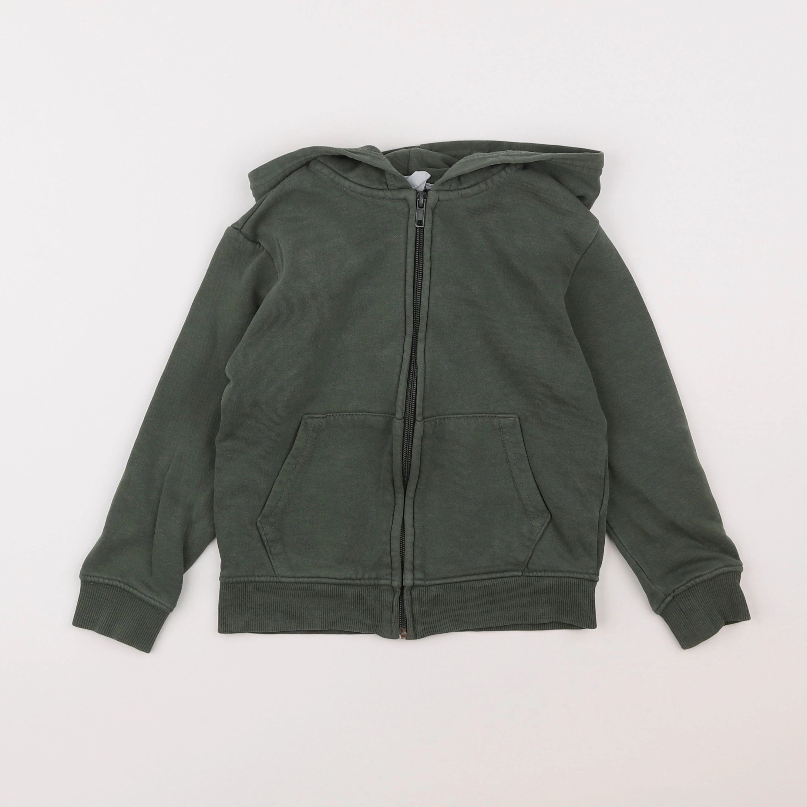 H&M - sweat vert - 4/6 ans