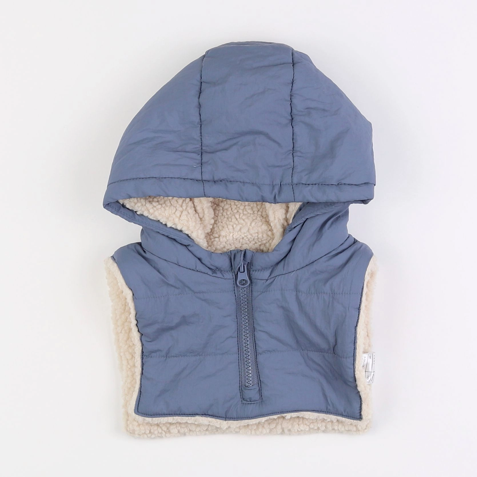 Vertbaudet - cagoule bleu - 18 mois