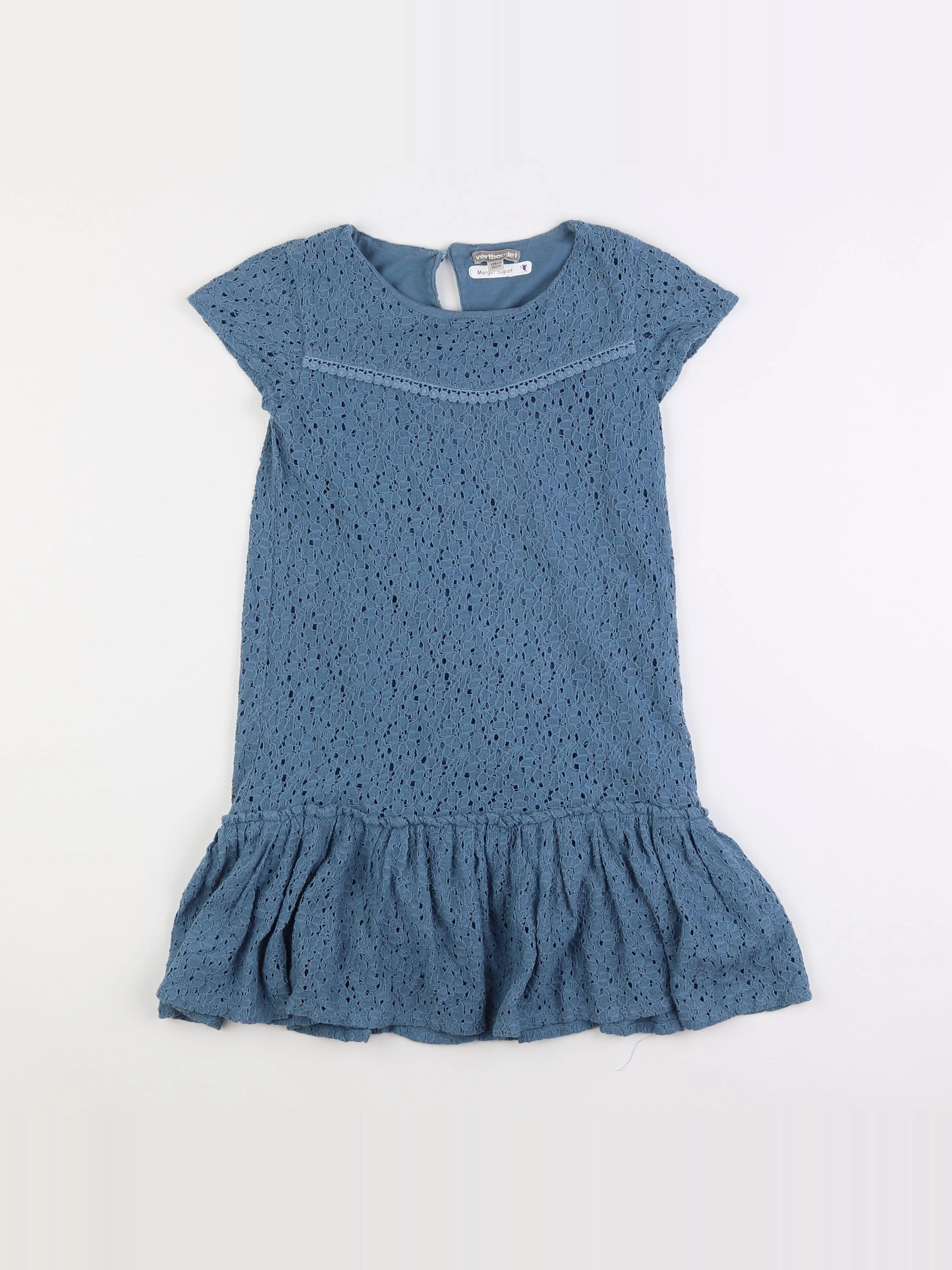 Vertbaudet - robe bleu - 10 ans