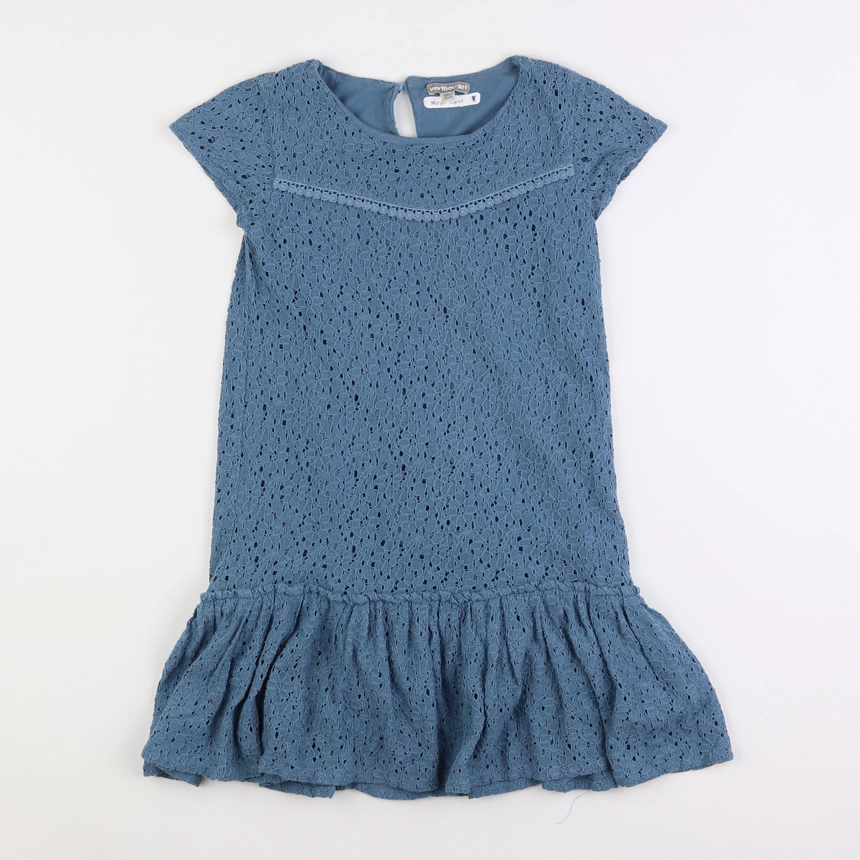 Vertbaudet - robe bleu - 10 ans