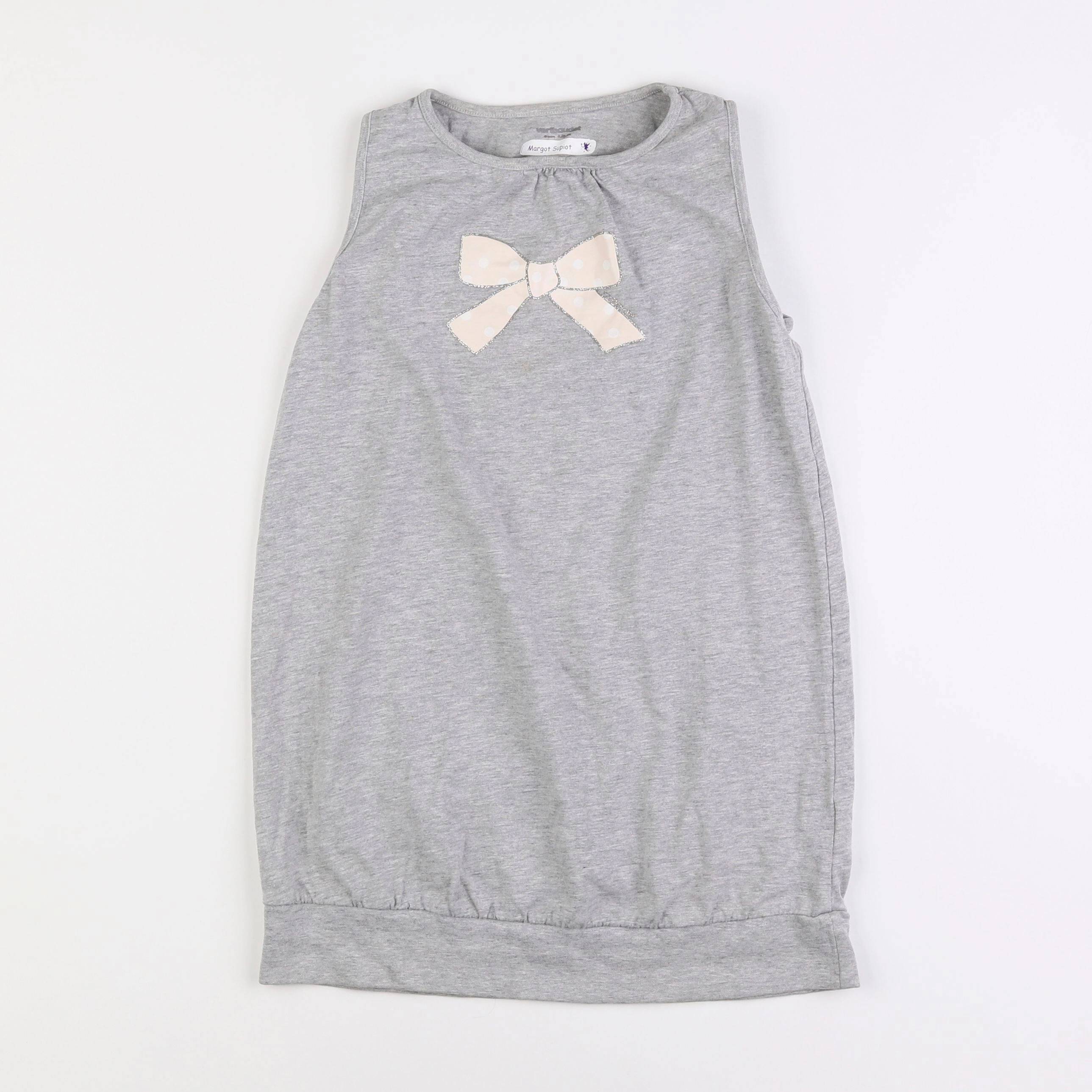 Vertbaudet - robe gris - 8 ans