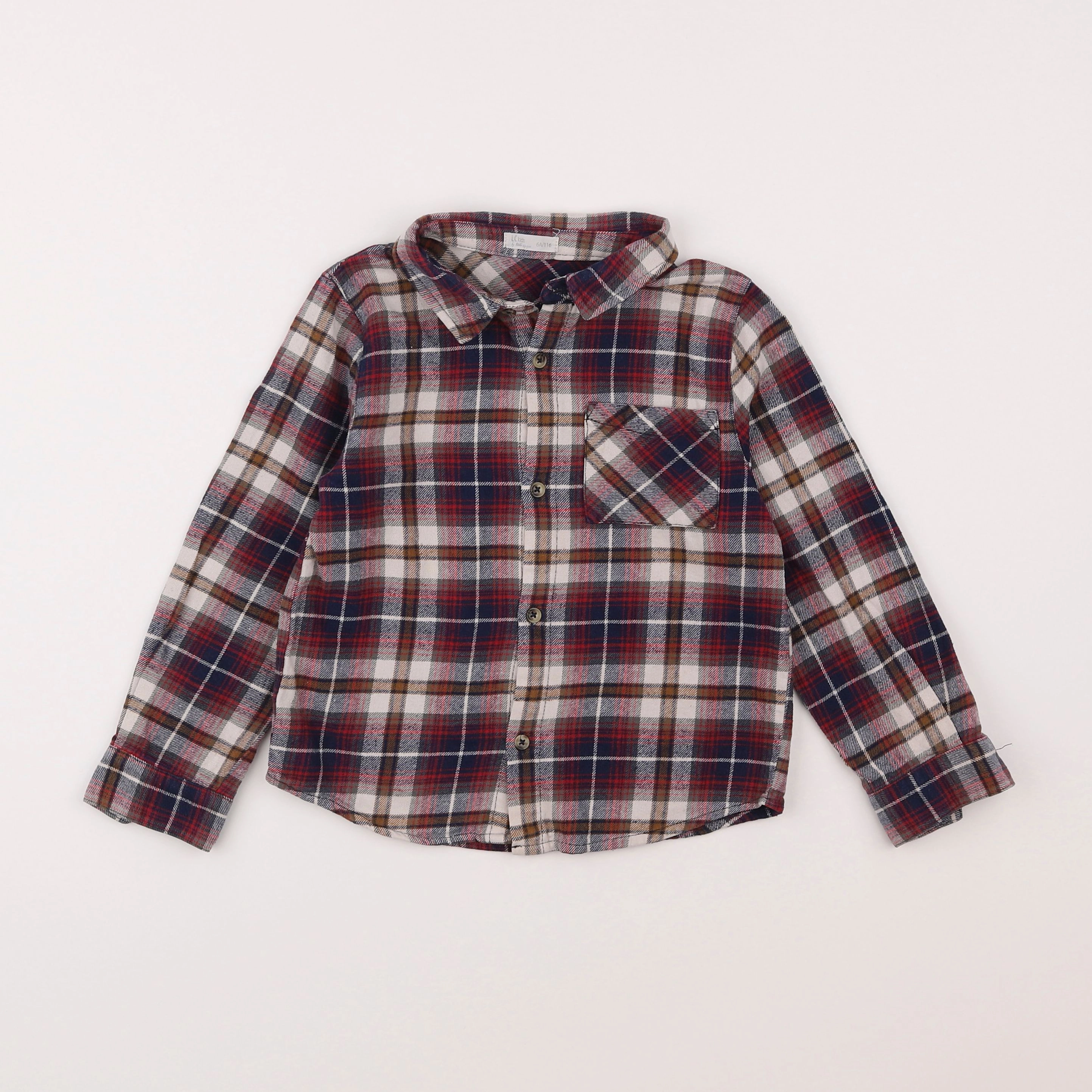 Little Cigogne - chemise multicolore - 6 ans