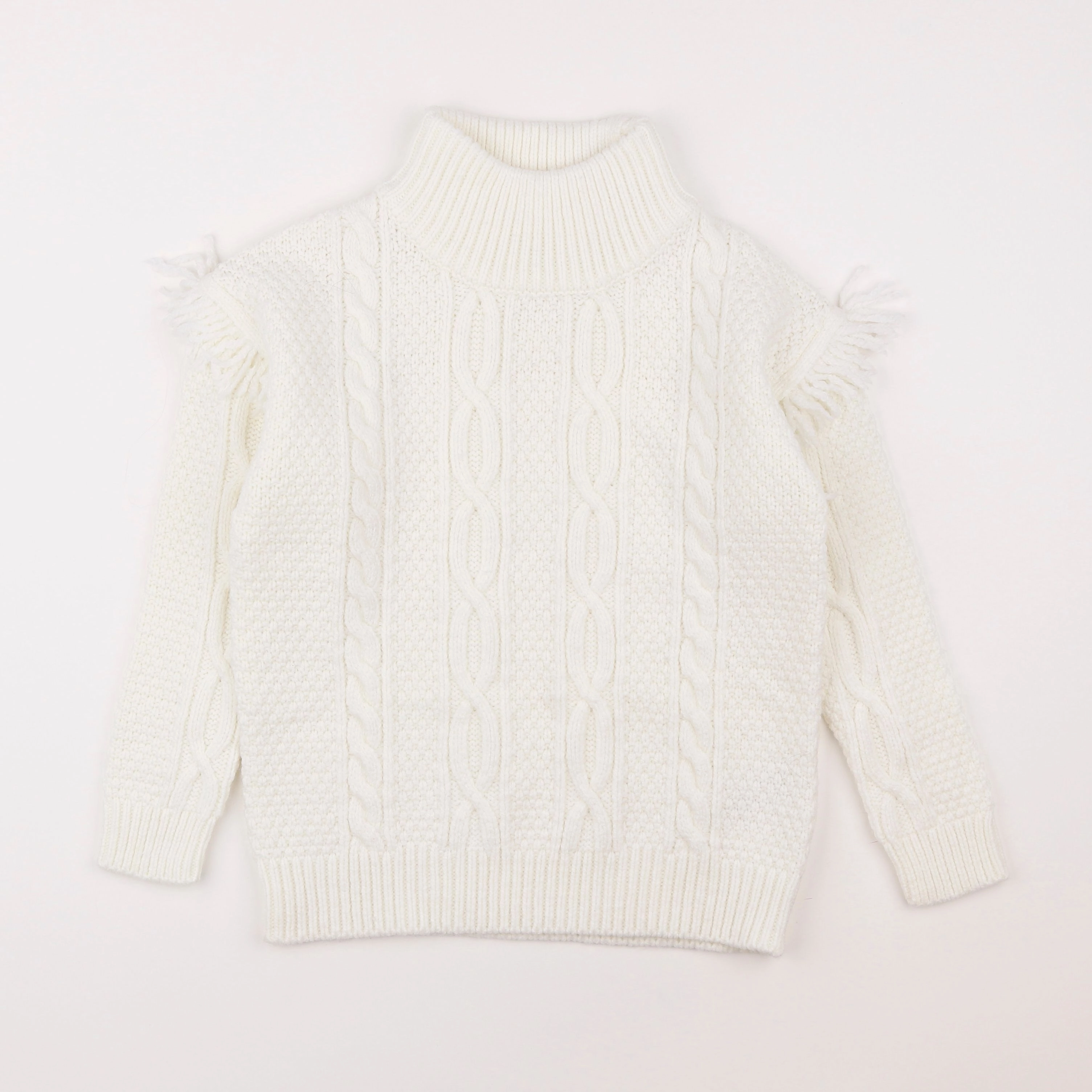 Vertbaudet - pull blanc - 10 ans