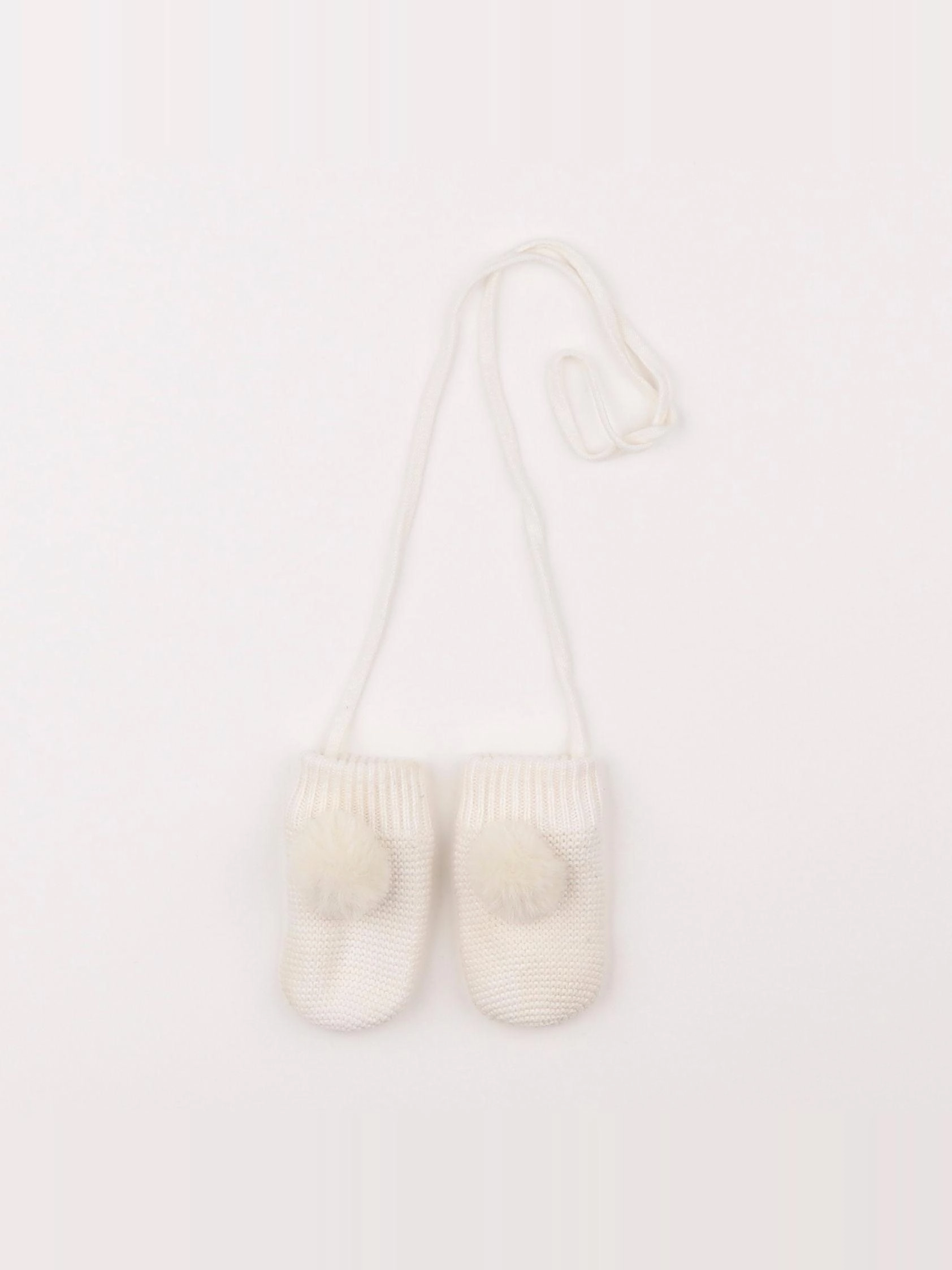 Jacadi - moufles blanc - 6/12 mois